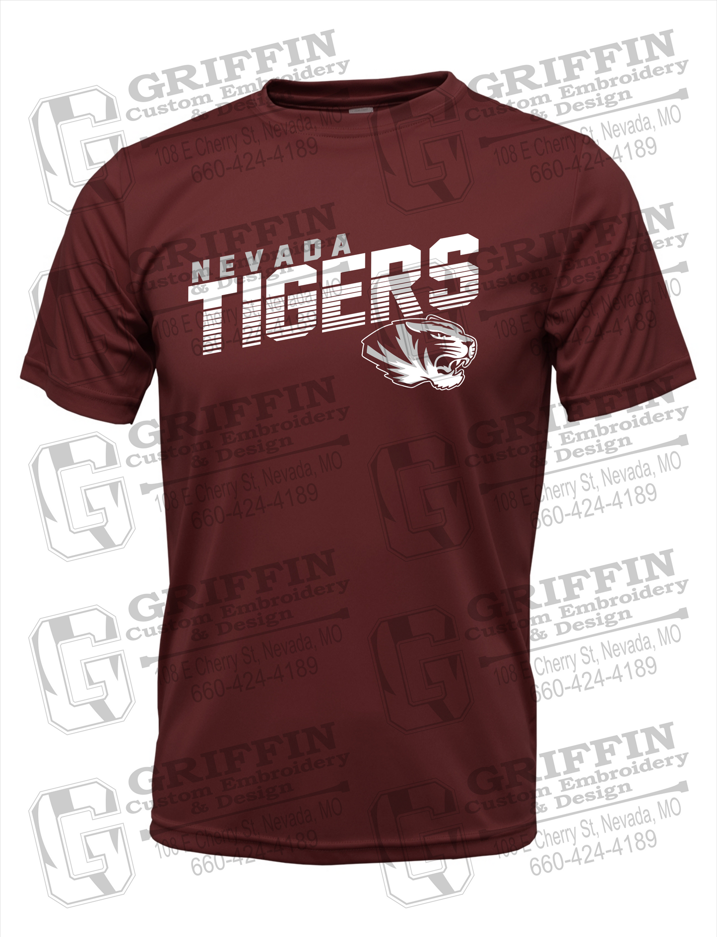 Dry-Fit Short Sleeve T-Shirt - Nevada Tigers 19-A