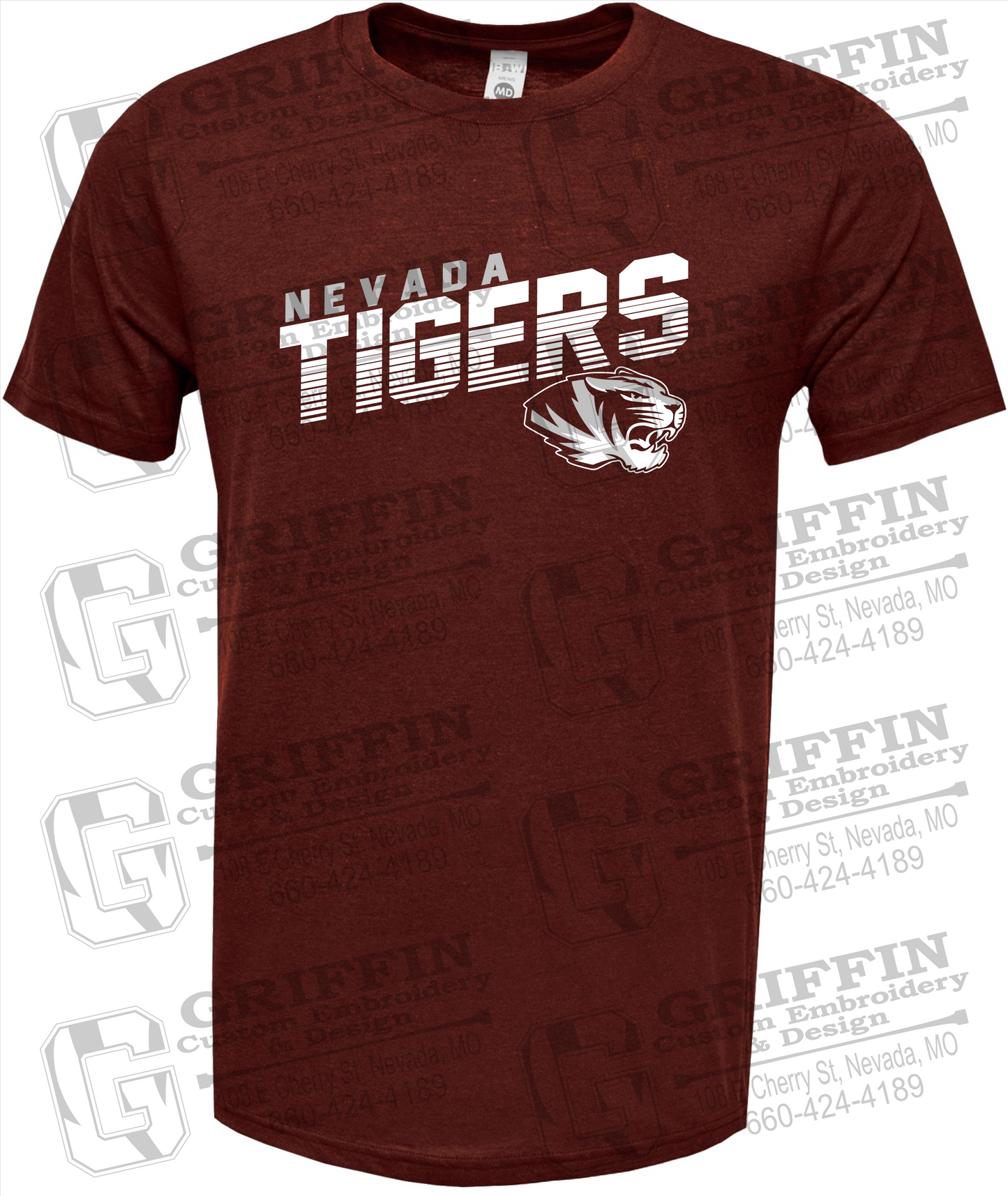 Soft-Tek Short Sleeve T-Shirt - Nevada Tigers 19-A