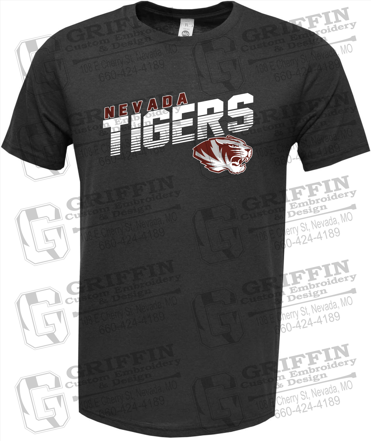 Soft-Tek Short Sleeve T-Shirt - Nevada Tigers 19-A