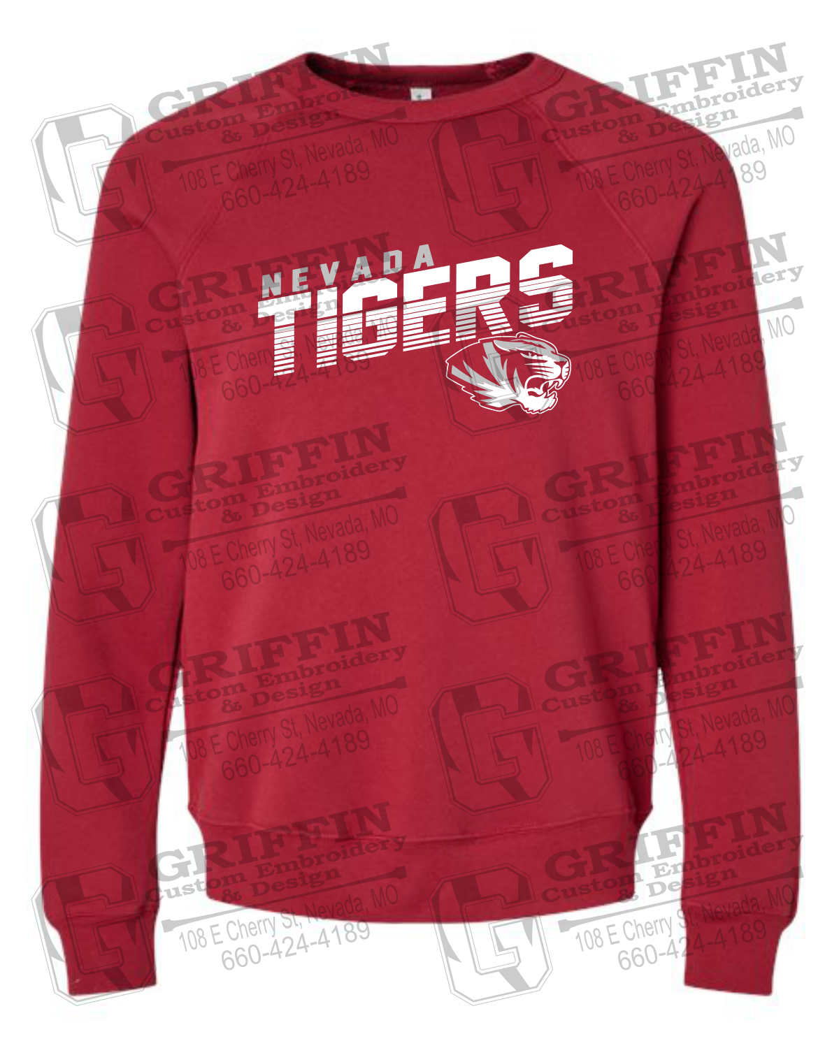 Sponge Fleece Sweatshirt - Nevada Tigers 19-A