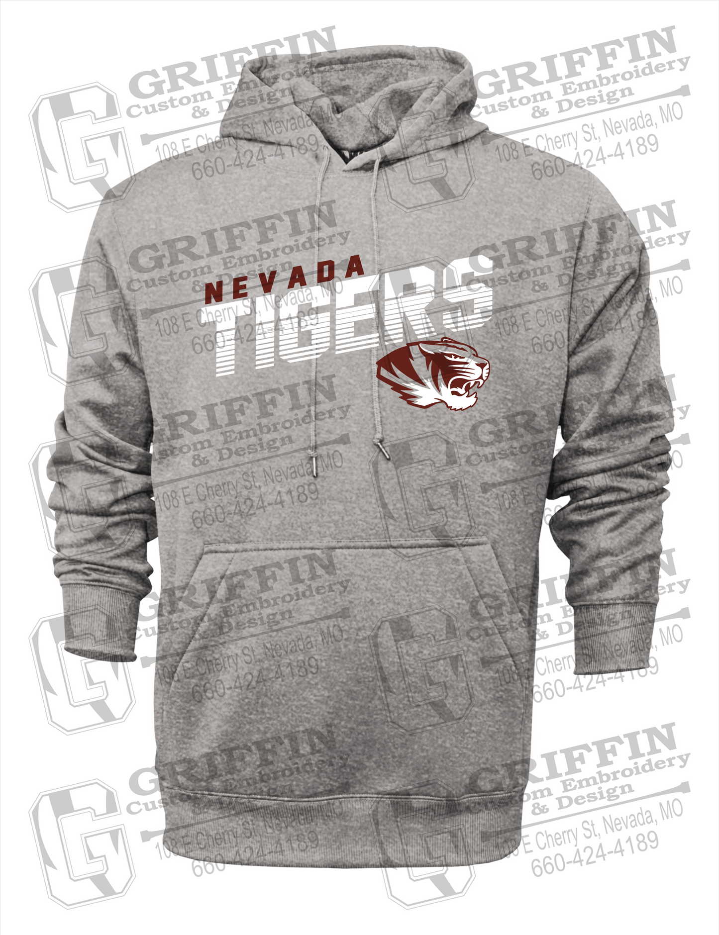 Performance Fleece Hoodie - Nevada Tigers 19-A