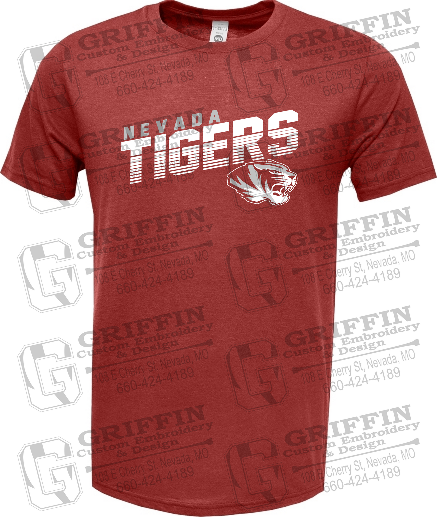 Soft-Tek Short Sleeve T-Shirt - Nevada Tigers 19-A
