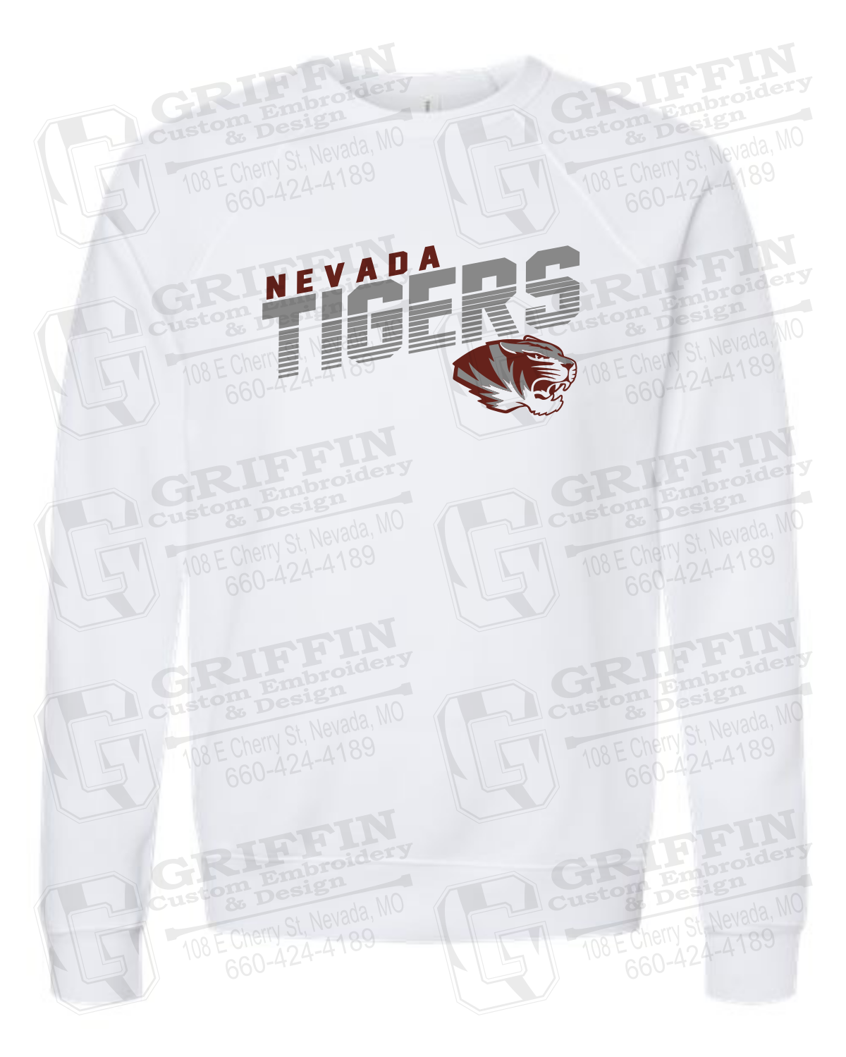 Sponge Fleece Sweatshirt - Nevada Tigers 19-A