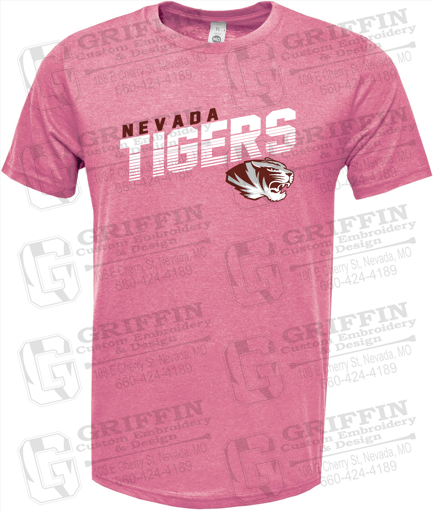 Soft-Tek Short Sleeve T-Shirt - Nevada Tigers 19-A
