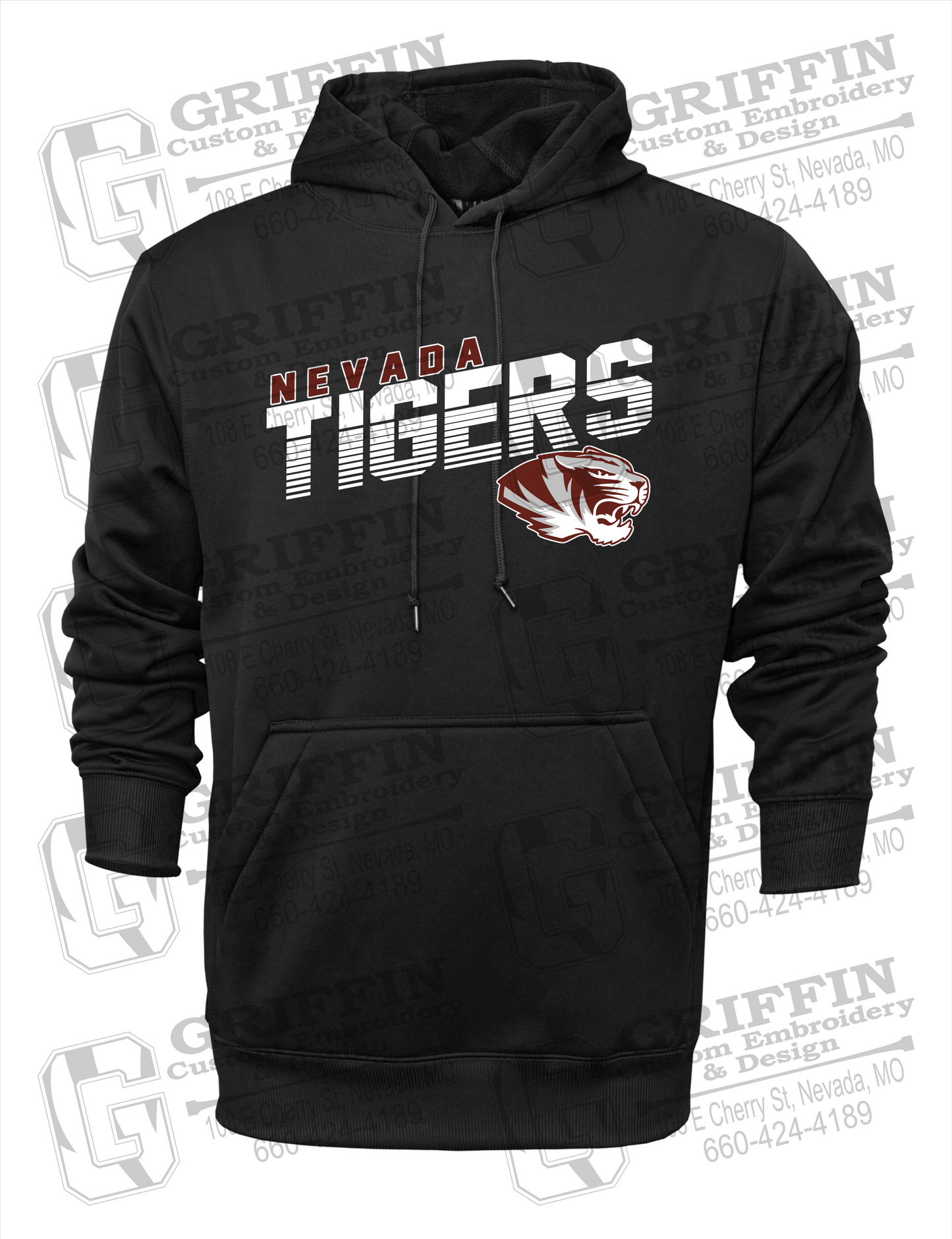 Performance Fleece Hoodie - Nevada Tigers 19-A