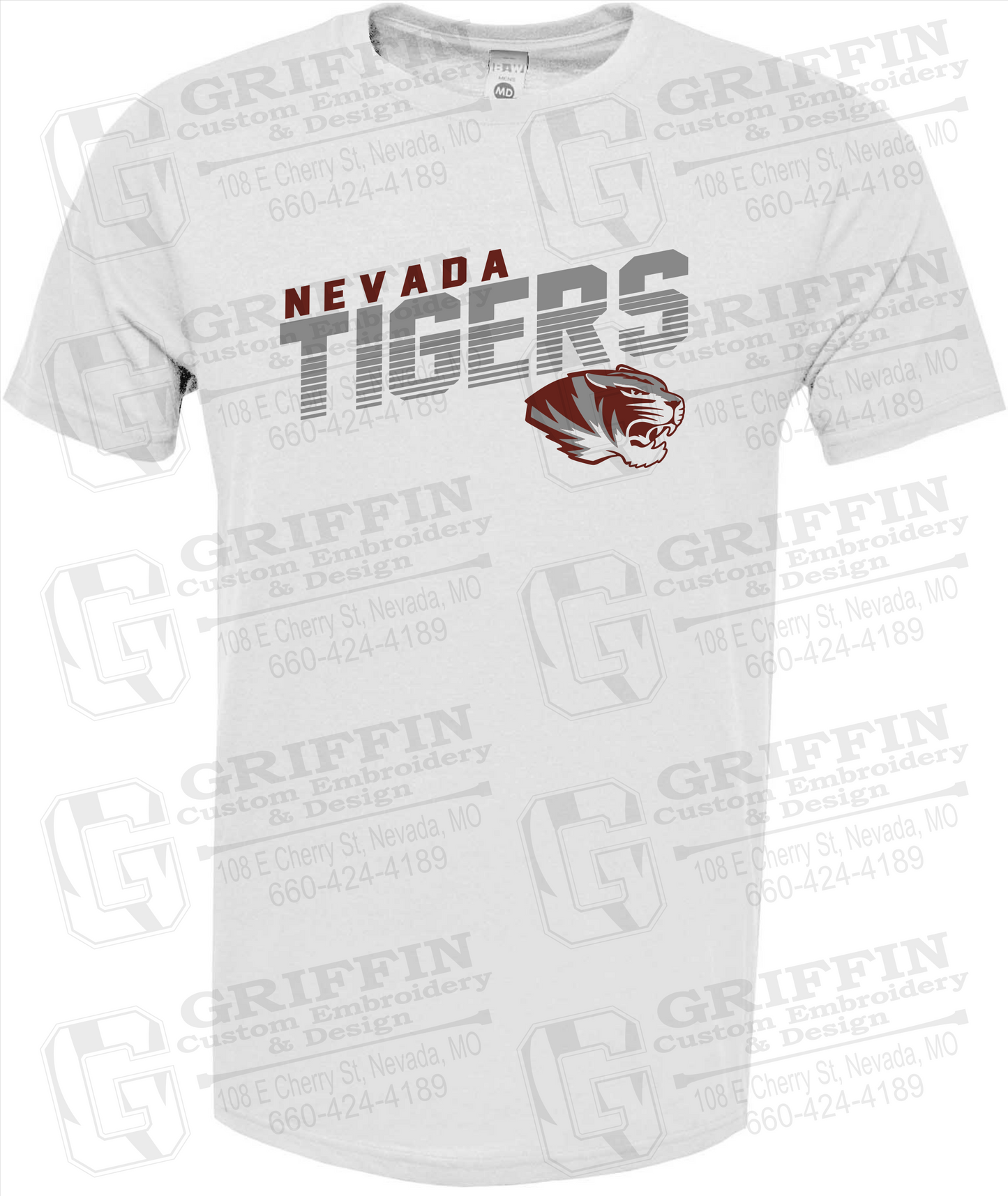 Soft-Tek Short Sleeve T-Shirt - Nevada Tigers 19-A
