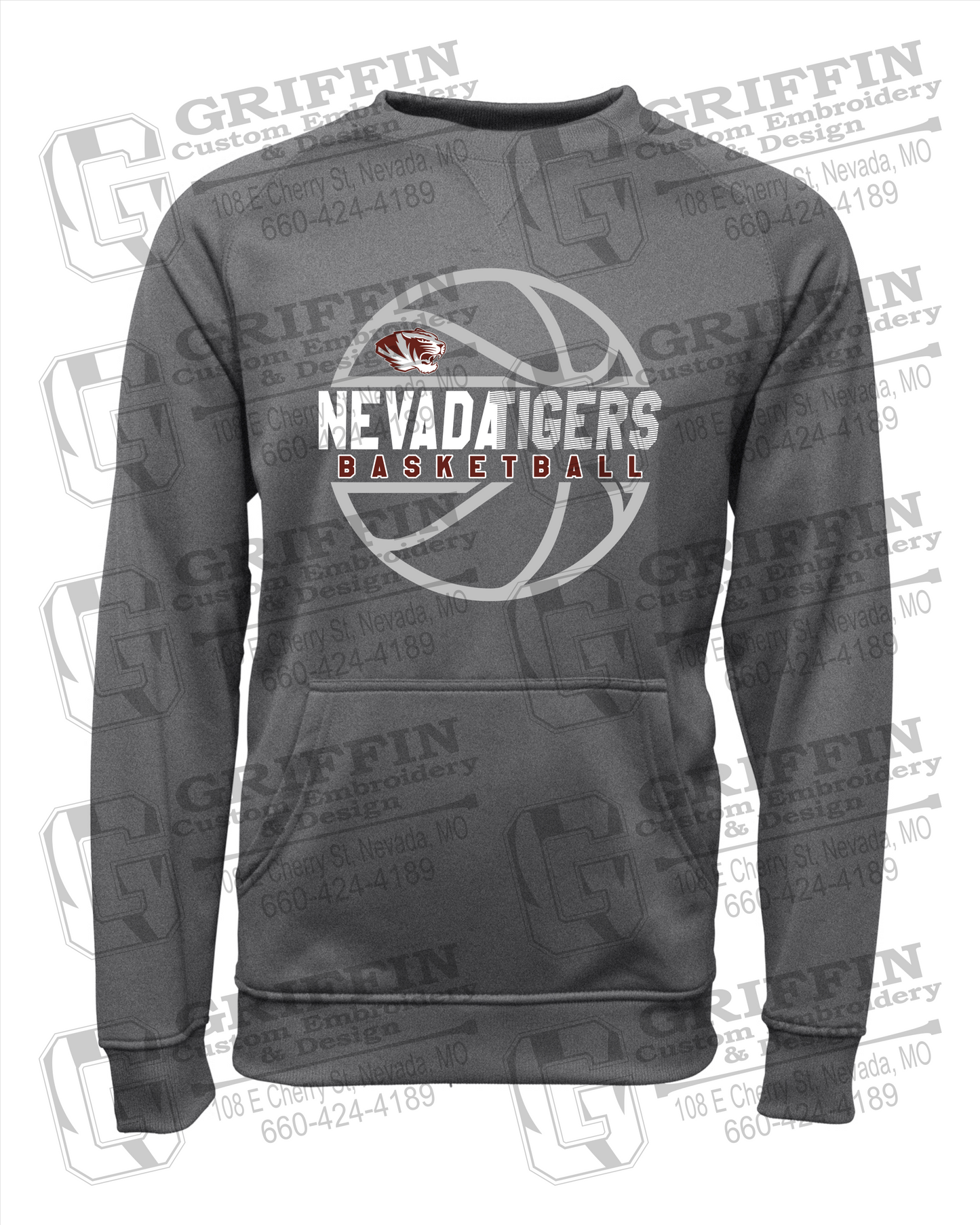 Performance Fleece Sweatshirt - Basketball - Nevada Tigers 19-V