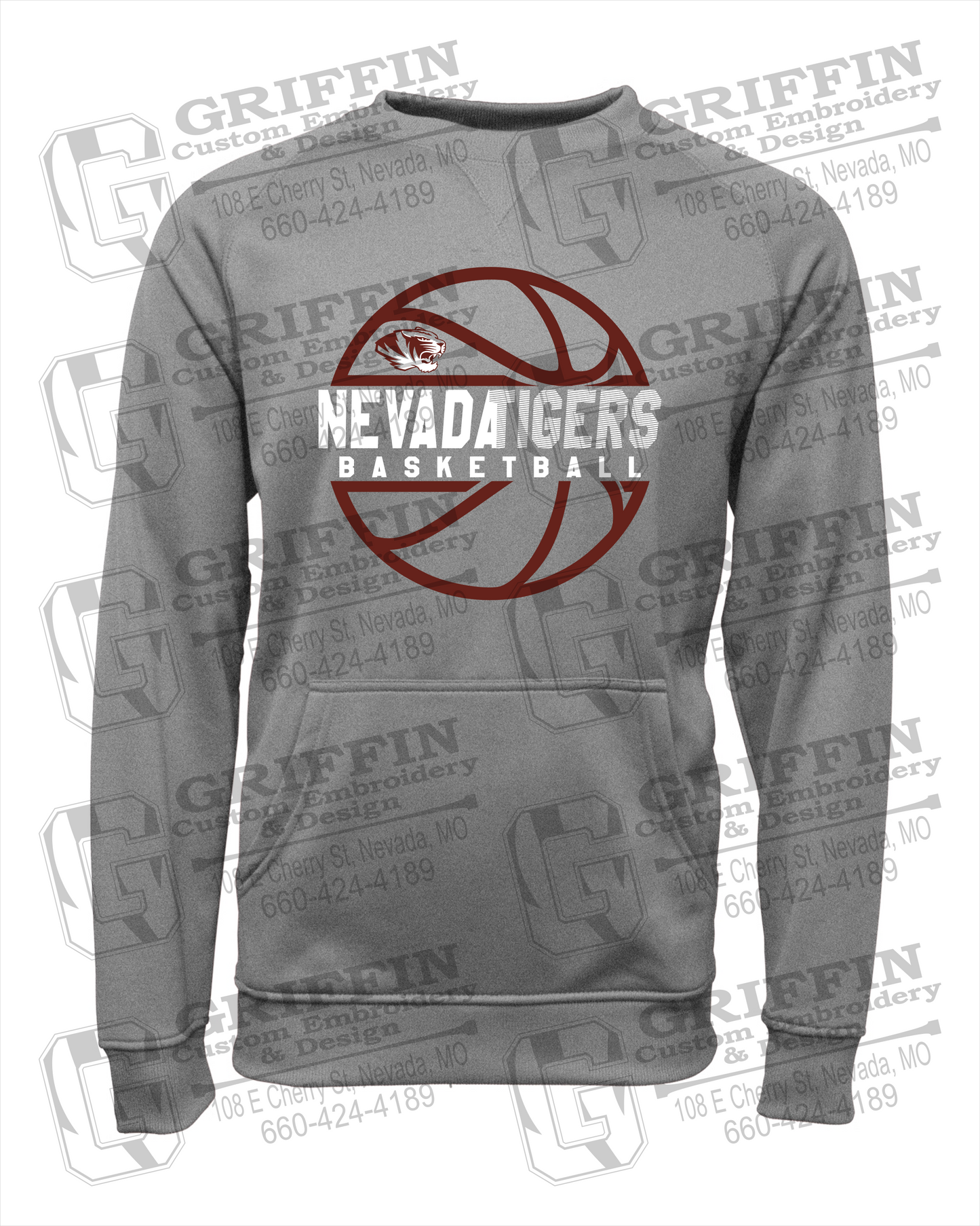 Performance Fleece Sweatshirt - Basketball - Nevada Tigers 19-V