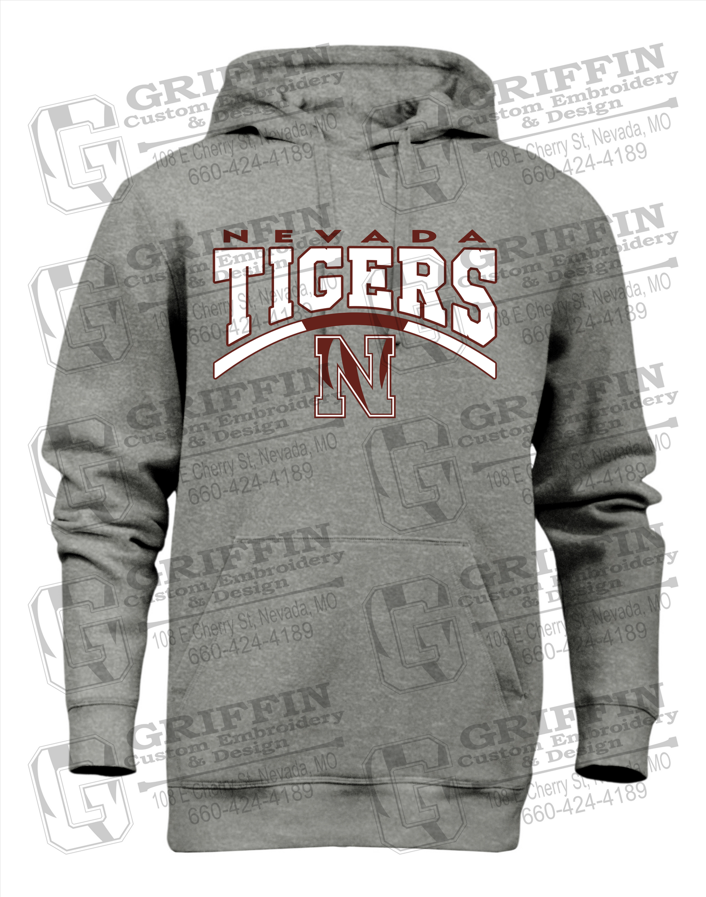 Nevada Tigers 20-Q Heavyweight Hoodie