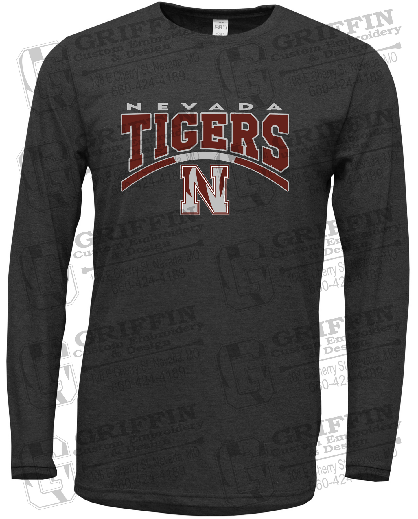 Soft-Tek Long Sleeve T-Shirt - Nevada Tigers 20-Q