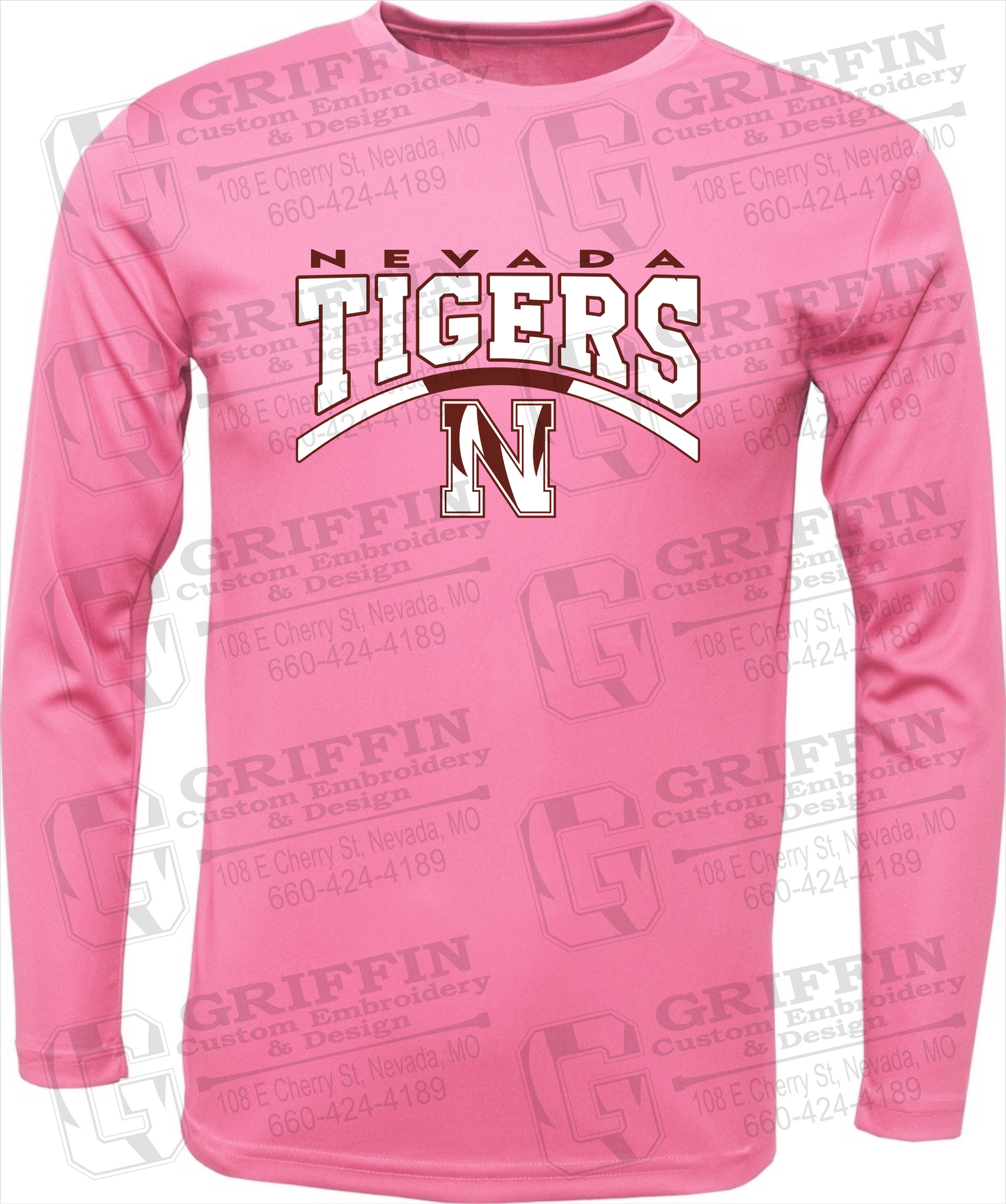 Toddler Dry-Fit Long Sleeve T-Shirt - Nevada Tigers 20-Q