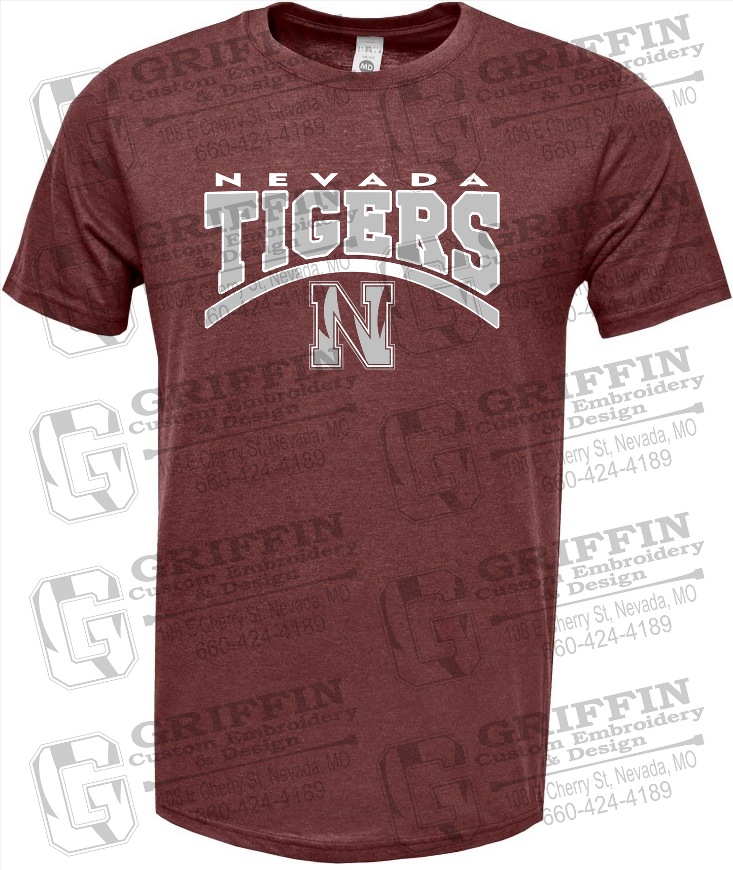Soft-Tek Short Sleeve T-Shirt - Nevada Tigers 20-Q