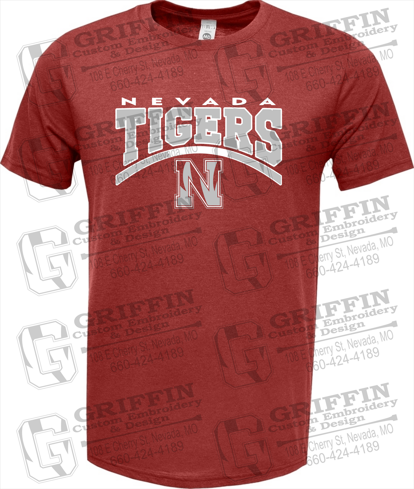 Soft-Tek Short Sleeve T-Shirt - Nevada Tigers 20-Q