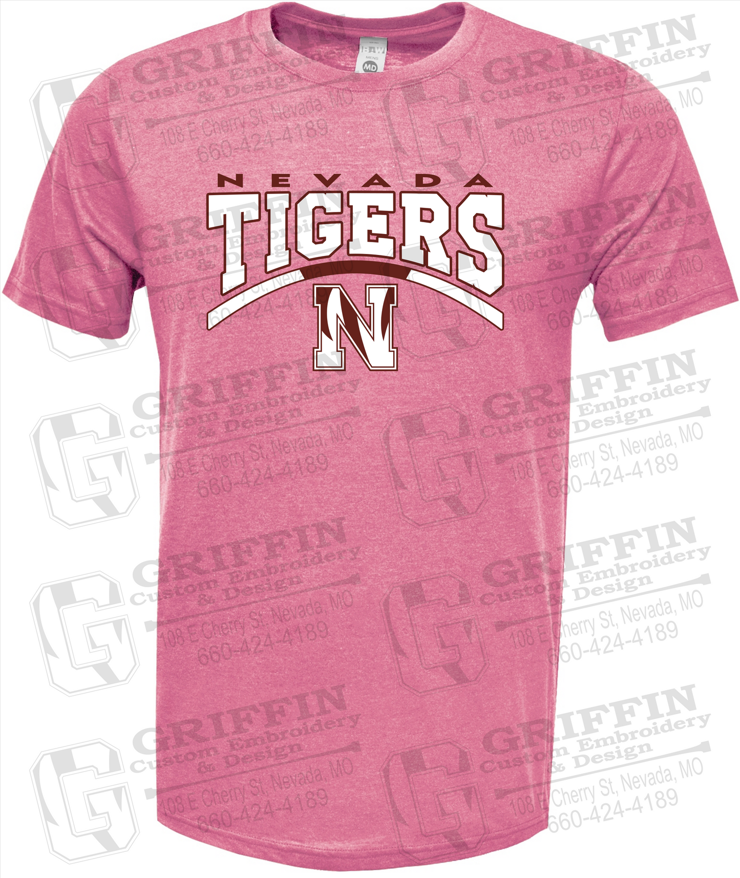 Soft-Tek Short Sleeve T-Shirt - Nevada Tigers 20-Q