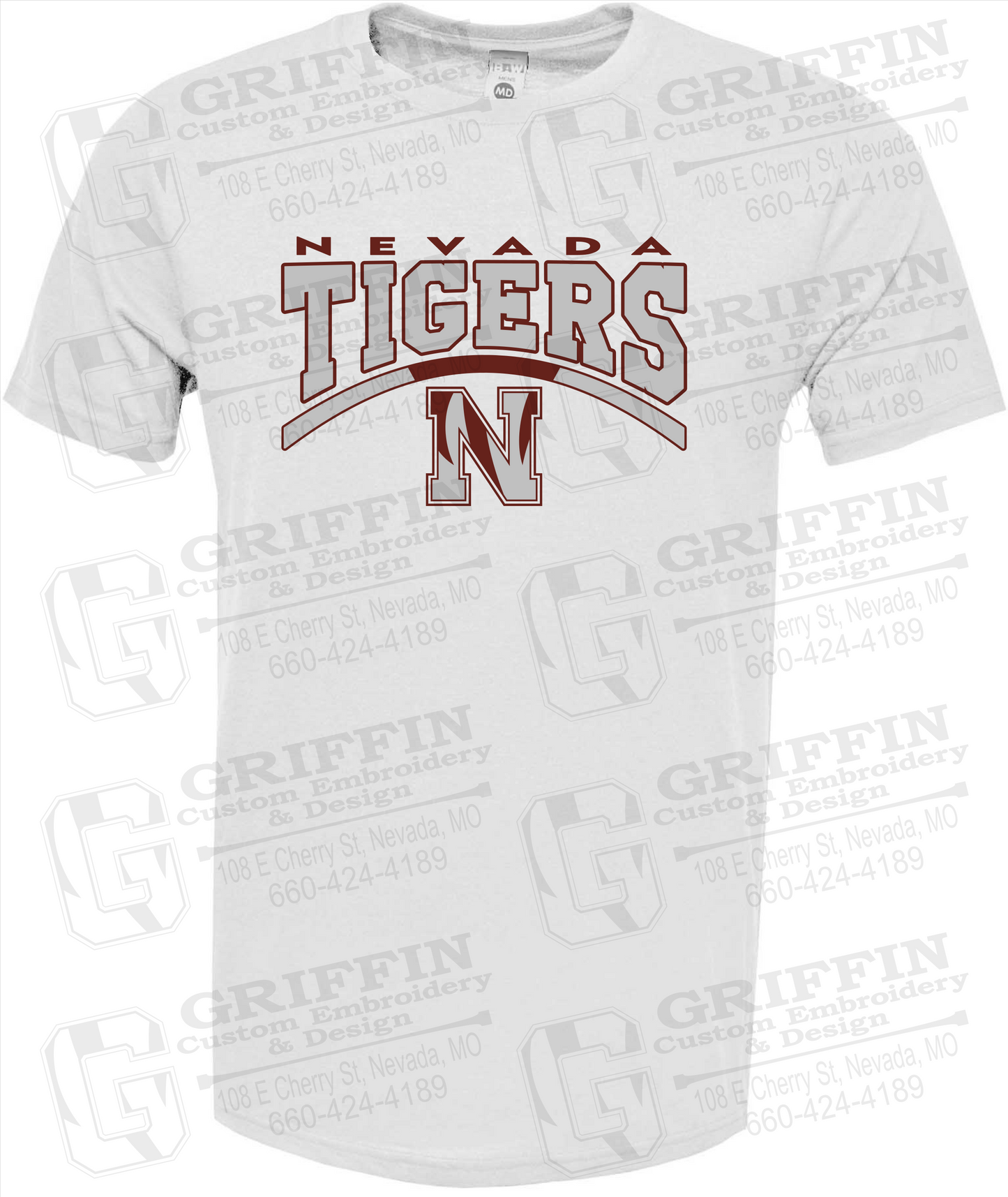 Soft-Tek Short Sleeve T-Shirt - Nevada Tigers 20-Q