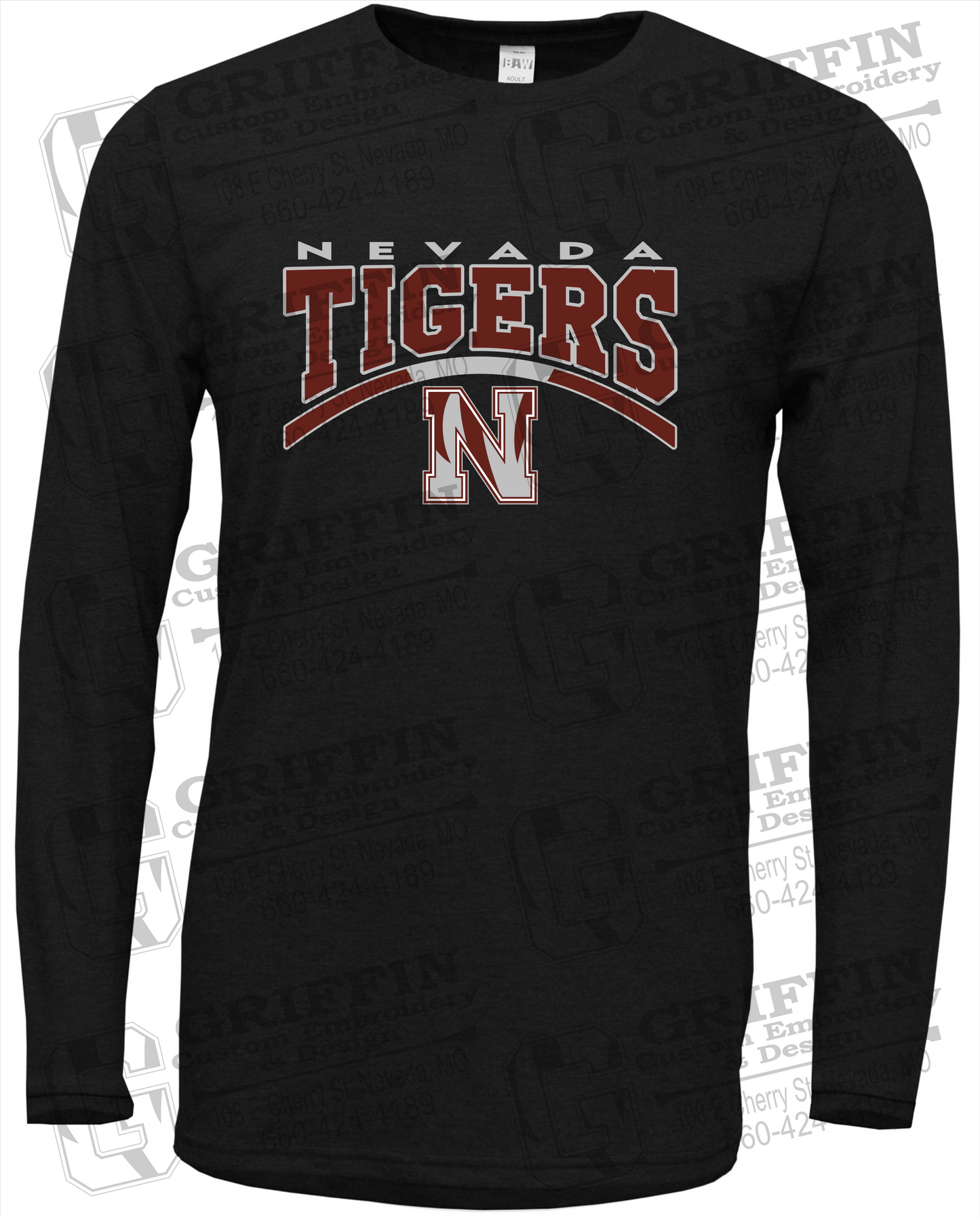 Soft-Tek Long Sleeve T-Shirt - Nevada Tigers 20-Q