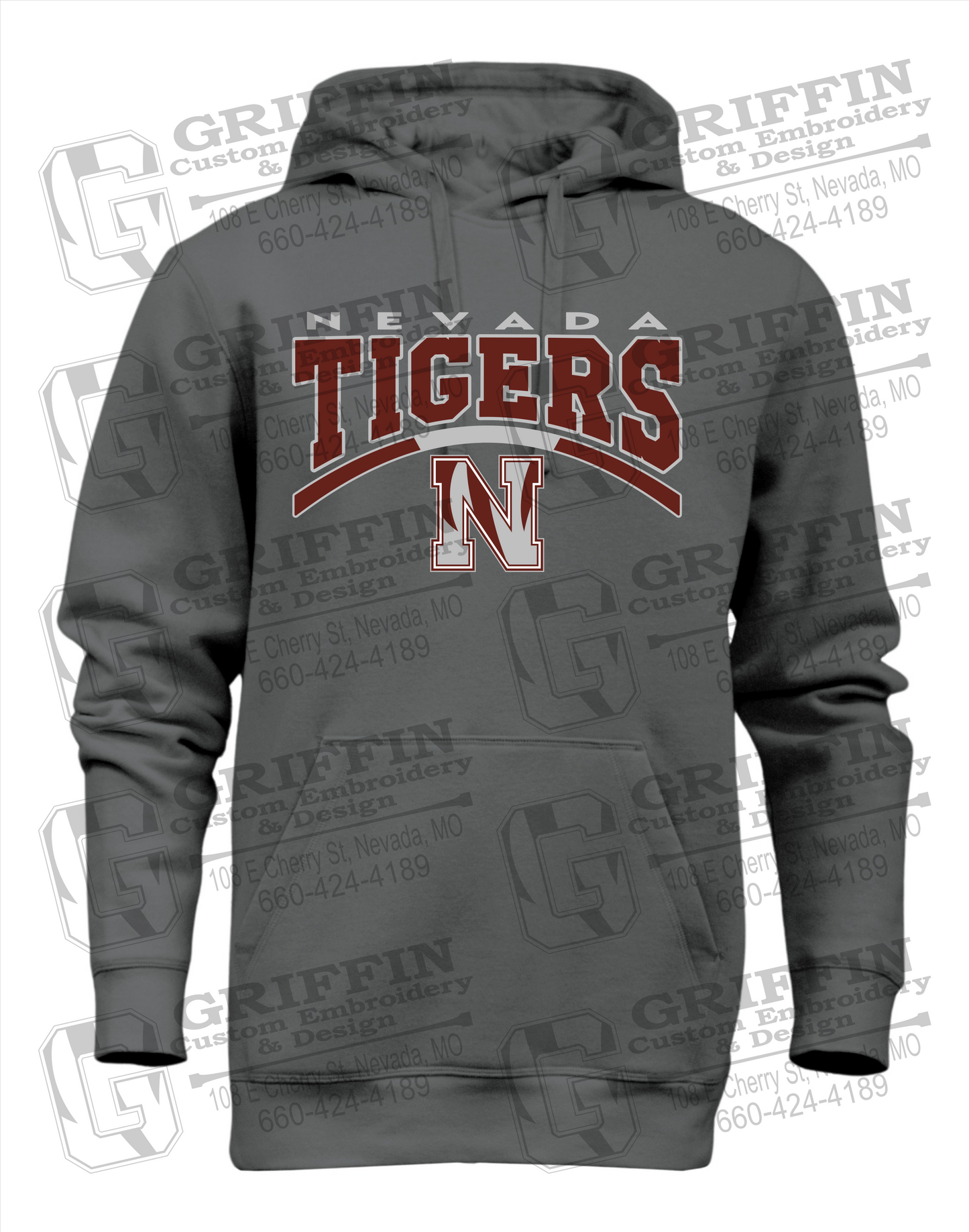 Nevada Tigers 20-Q Heavyweight Hoodie