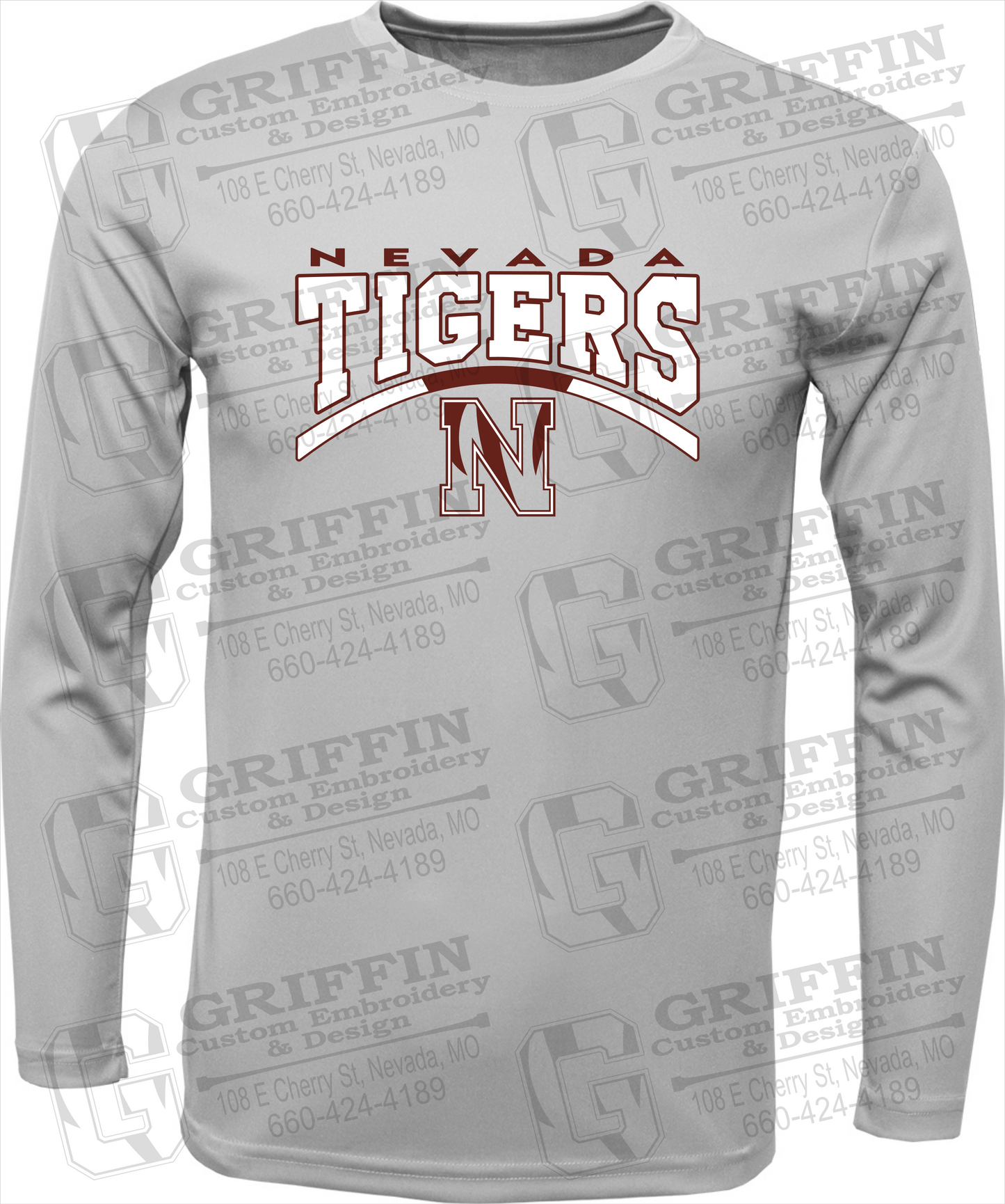 Toddler Dry-Fit Long Sleeve T-Shirt - Nevada Tigers 20-Q