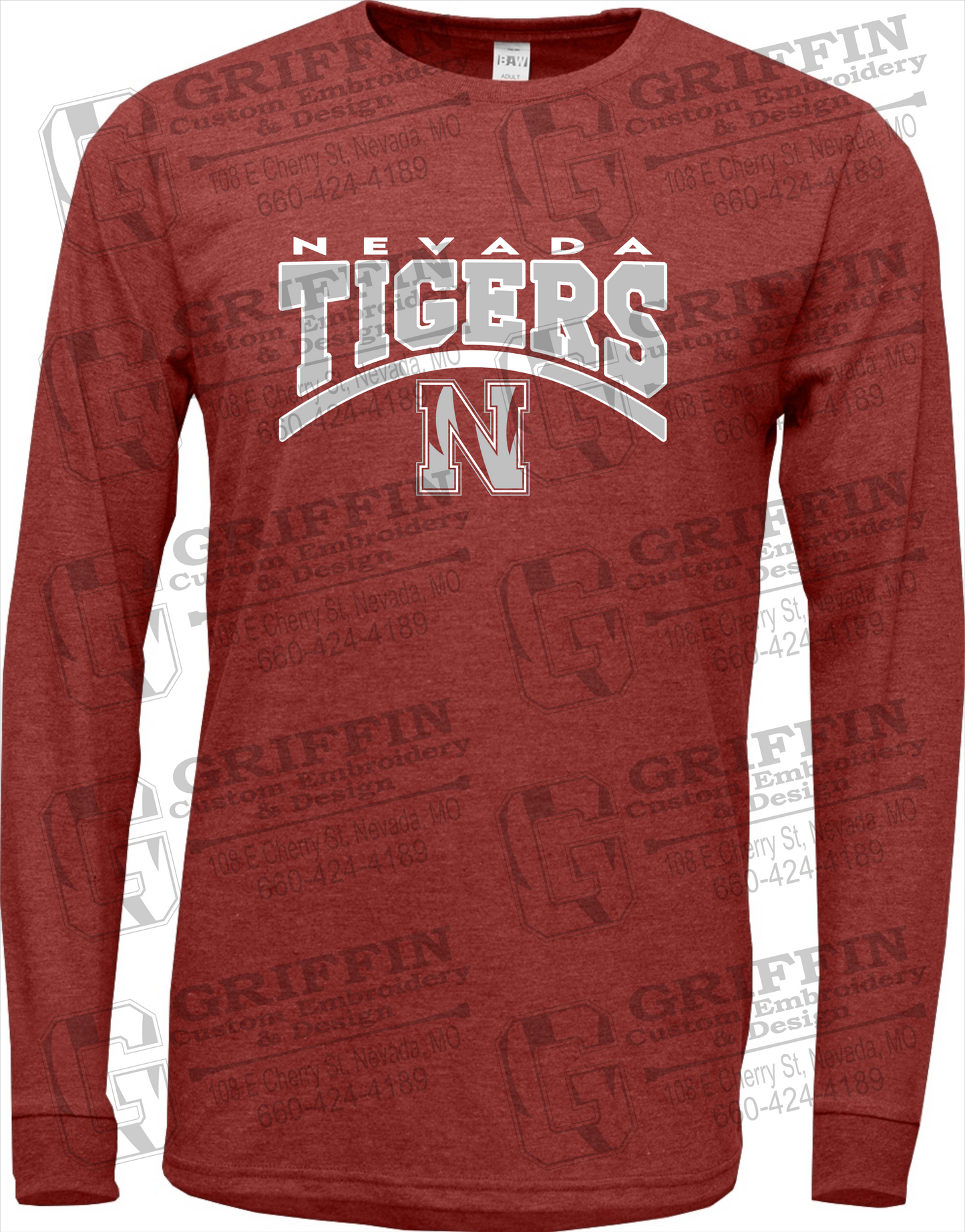 Soft-Tek Long Sleeve T-Shirt - Nevada Tigers 20-Q