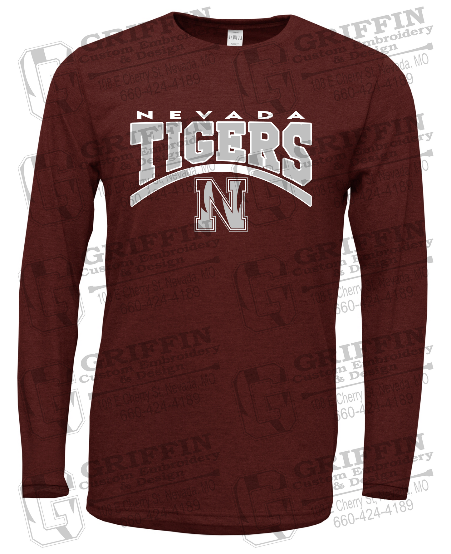 Soft-Tek Long Sleeve T-Shirt - Nevada Tigers 20-Q
