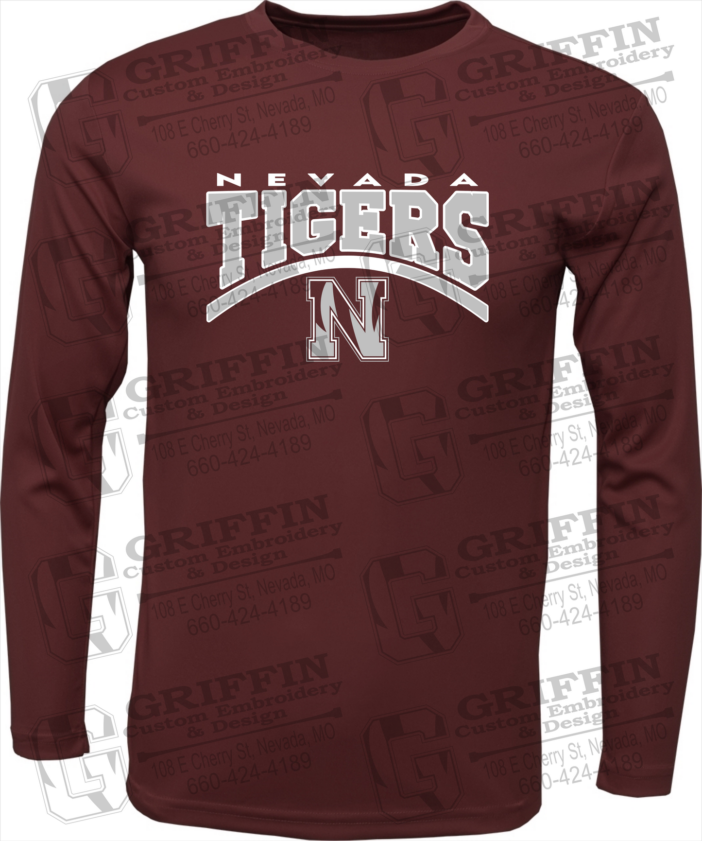 Toddler Dry-Fit Long Sleeve T-Shirt - Nevada Tigers 20-Q