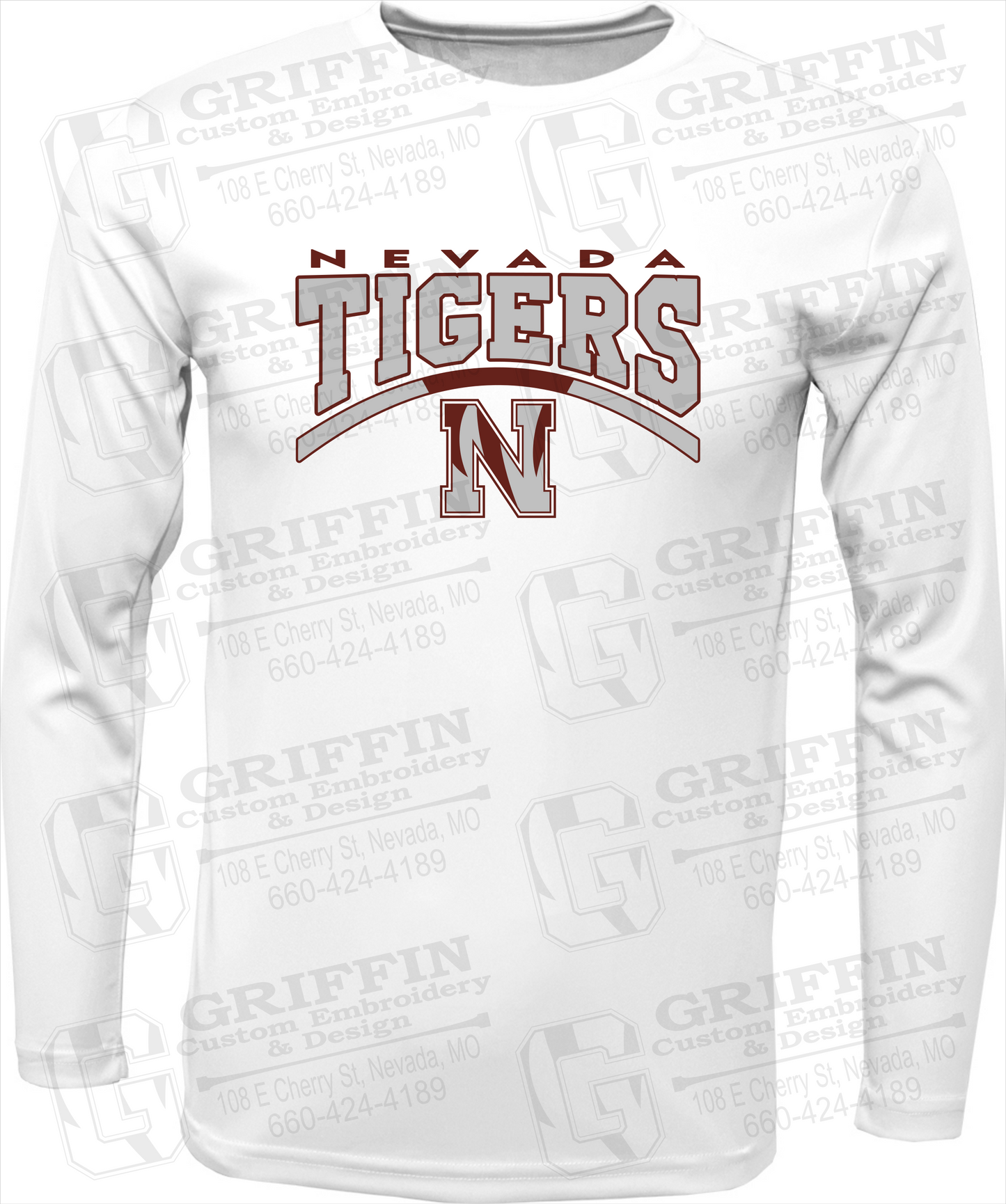Toddler Dry-Fit Long Sleeve T-Shirt - Nevada Tigers 20-Q