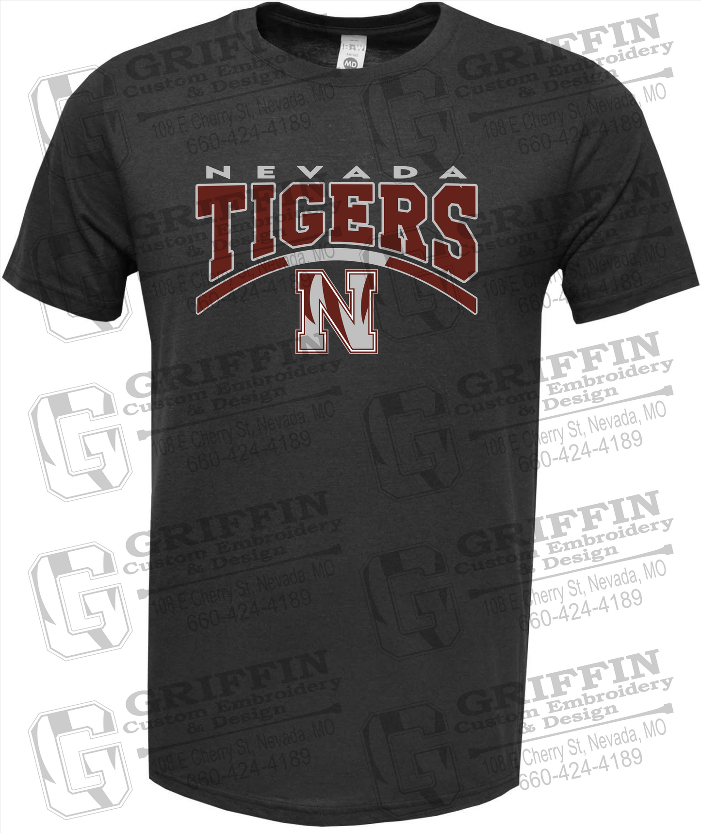 Soft-Tek Short Sleeve T-Shirt - Nevada Tigers 20-Q