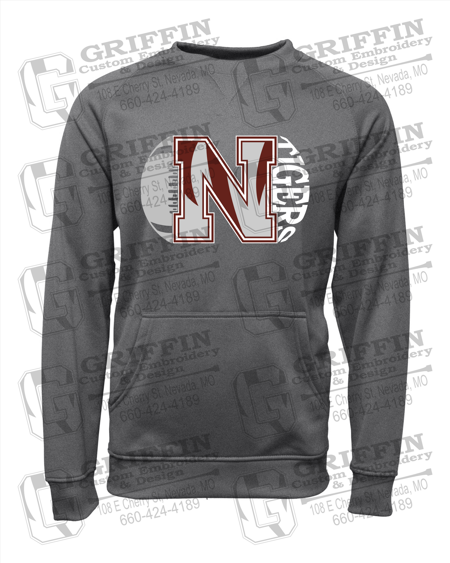 Nevada Tigers 20-S Sweatshirt - Football