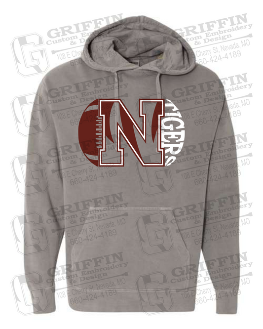 Comfort Colors Hoodie - Football - Nevada Tigers 20-S