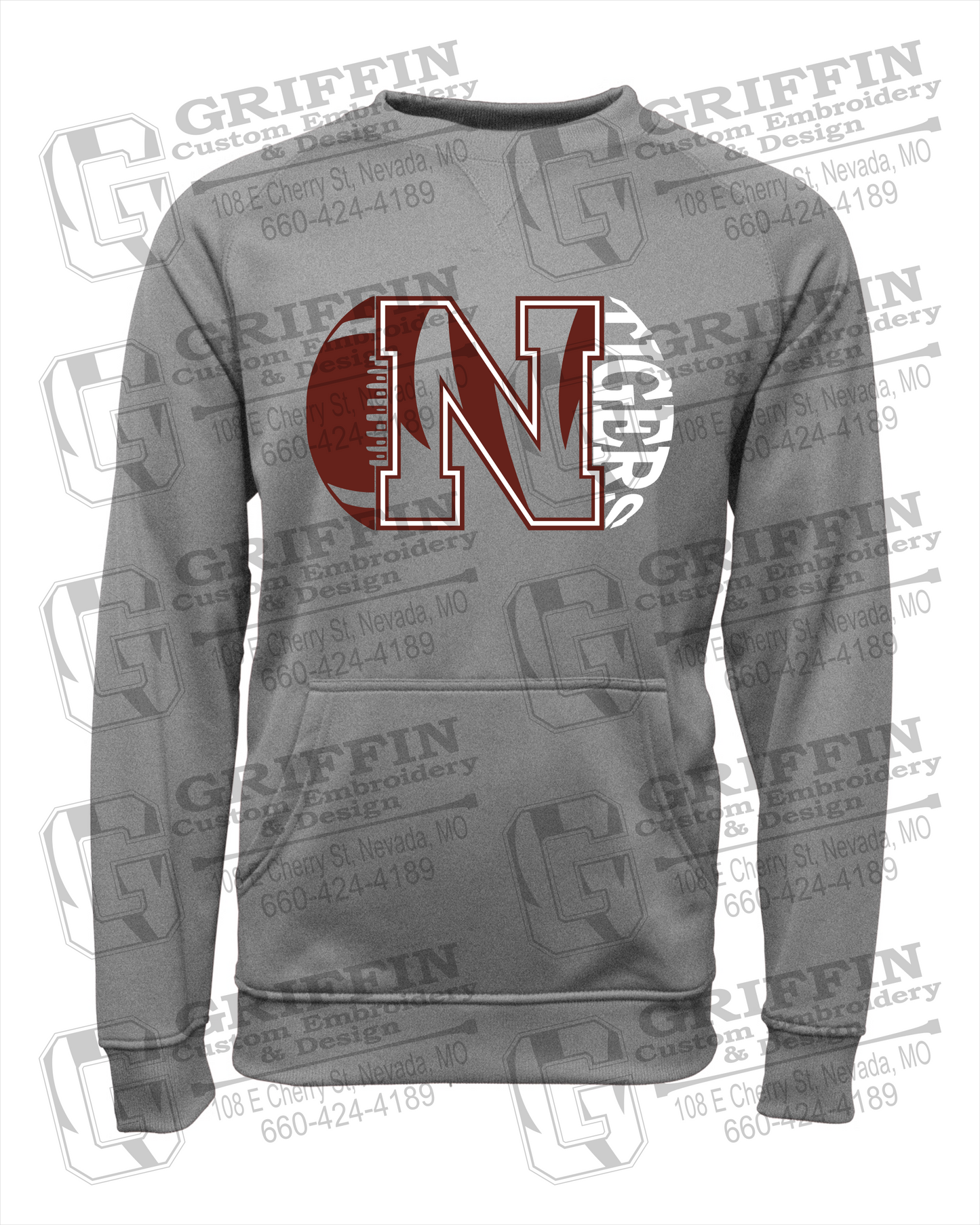 Nevada Tigers 20-S Sweatshirt - Football