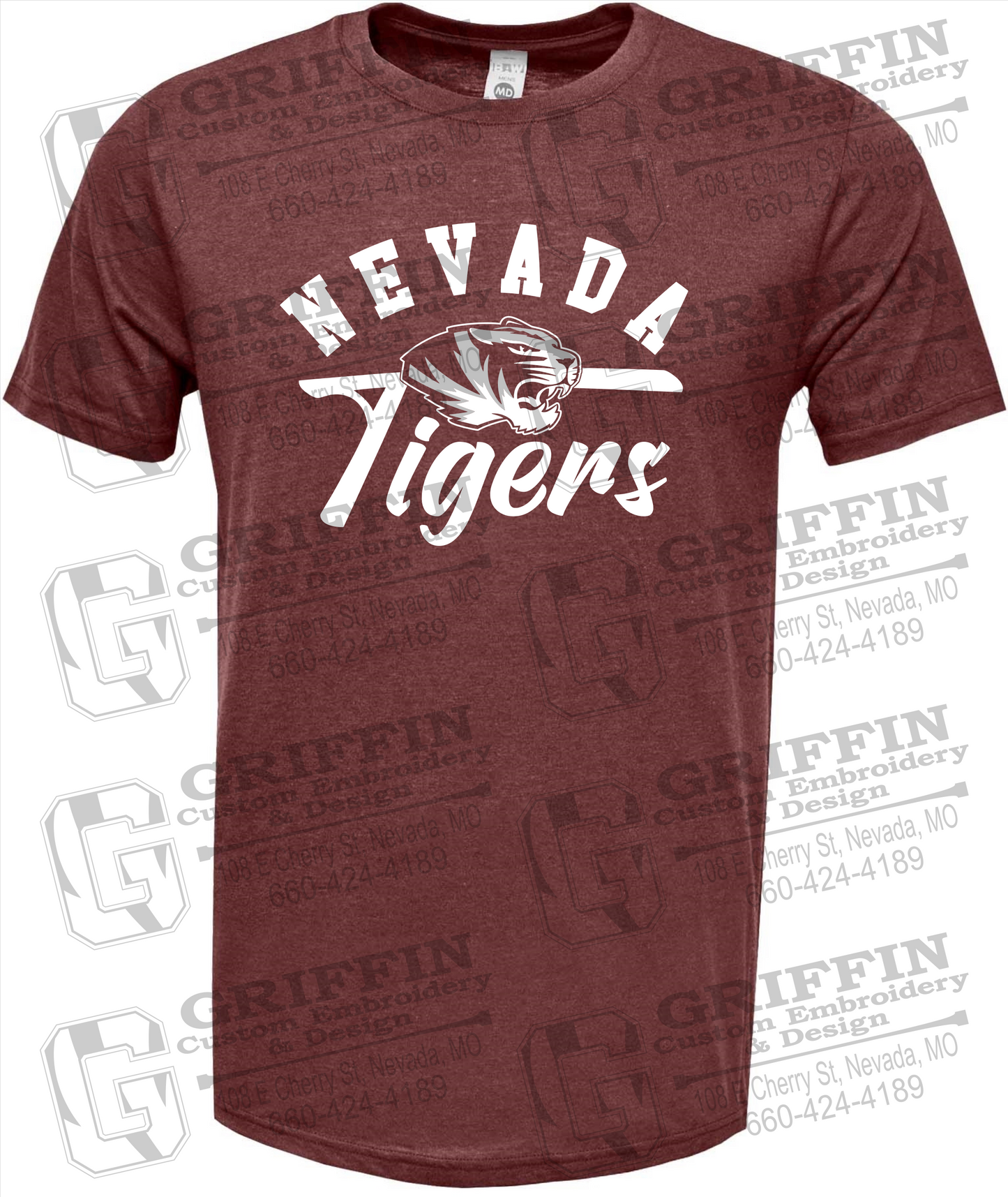 Soft-Tek Short Sleeve T-Shirt - Nevada Tigers 20-Z