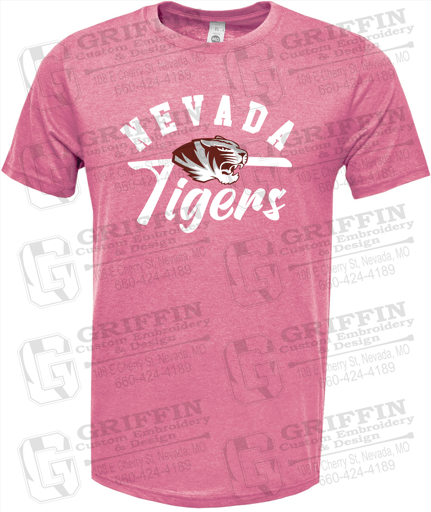 Soft-Tek Short Sleeve T-Shirt - Nevada Tigers 20-Z