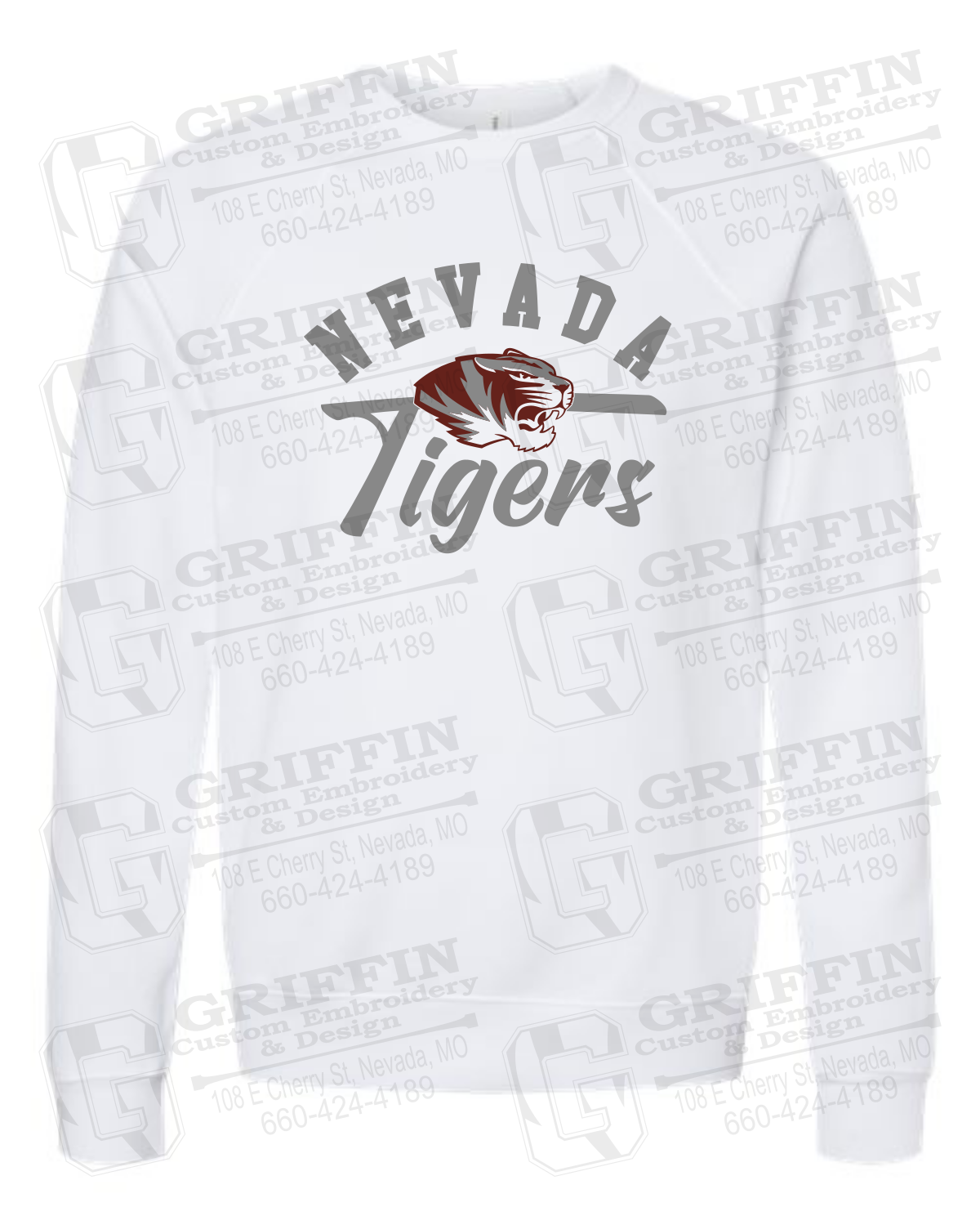 Sponge Fleece Sweatshirt - Nevada Tigers 20-Z