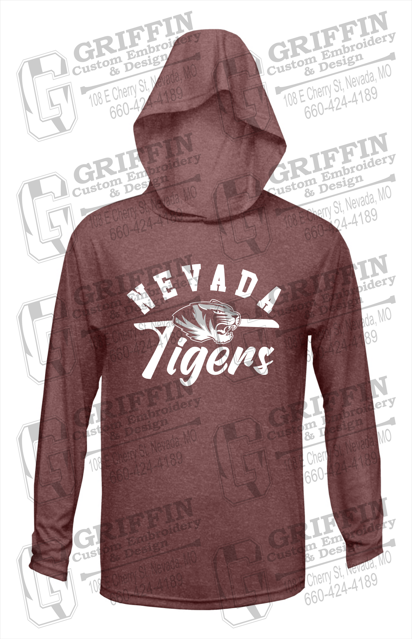 Dry-Fit T-Shirt Hoodie - Nevada Tigers 20-Z