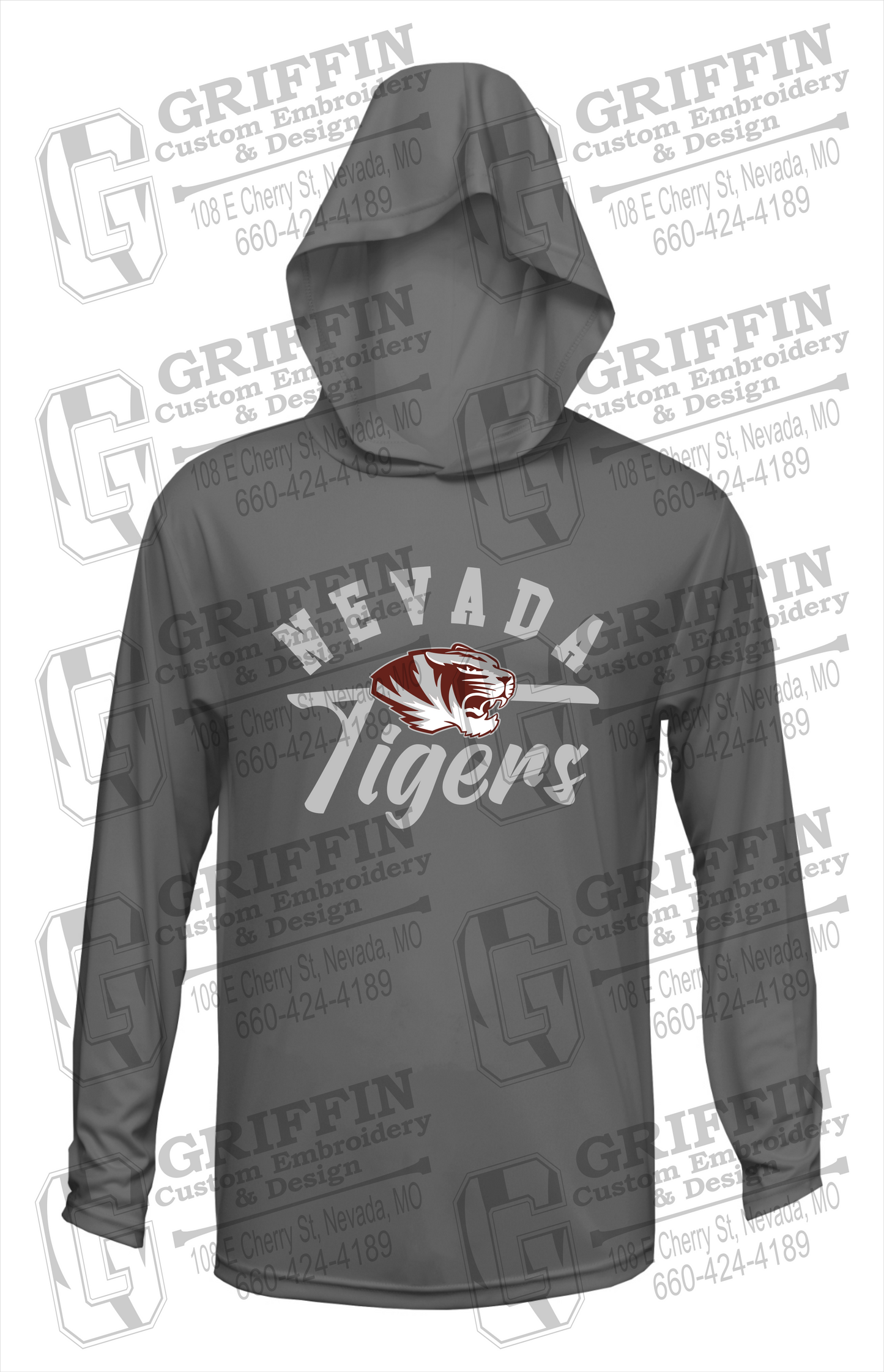 Dry-Fit T-Shirt Hoodie - Nevada Tigers 20-Z