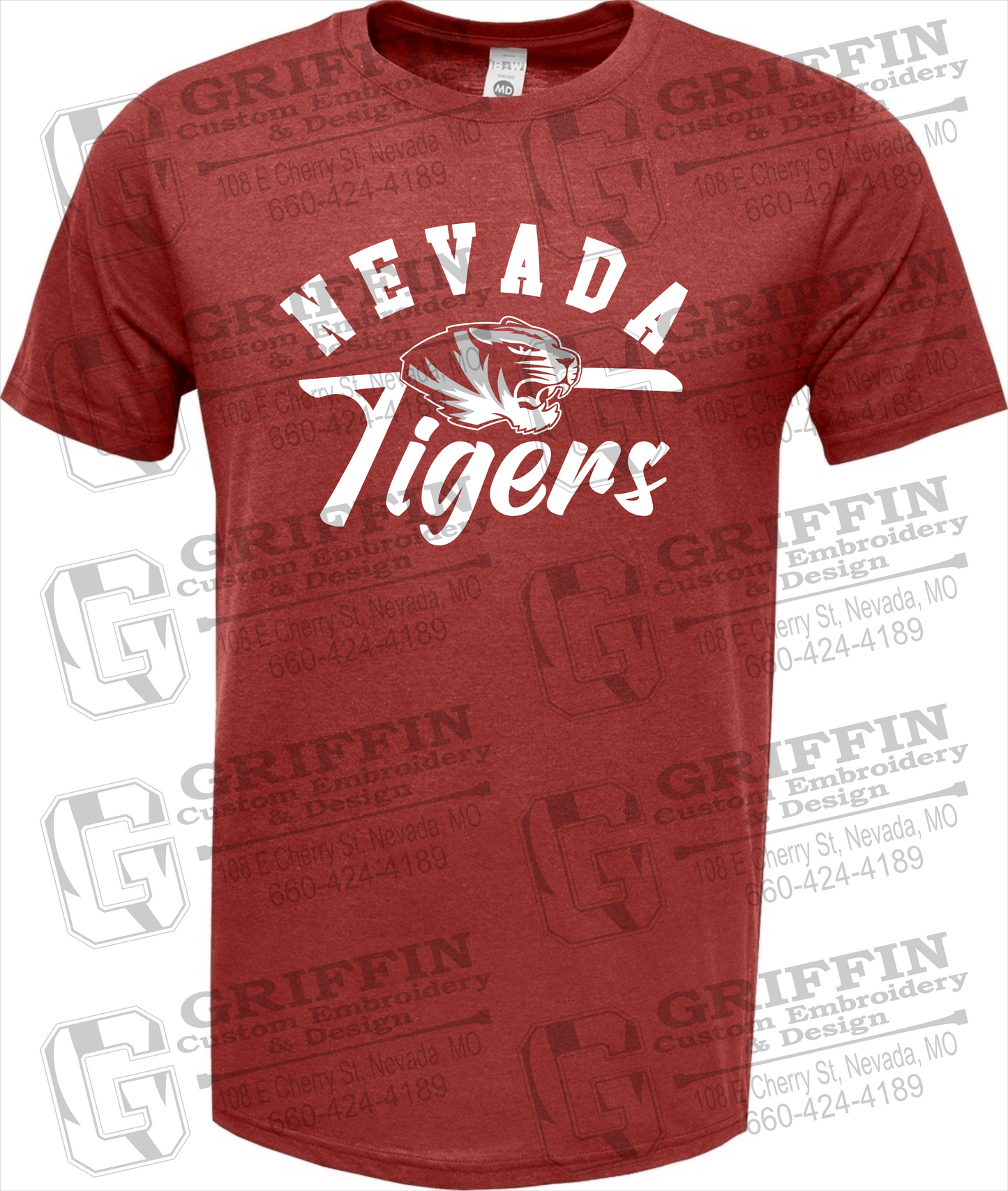 Soft-Tek Short Sleeve T-Shirt - Nevada Tigers 20-Z
