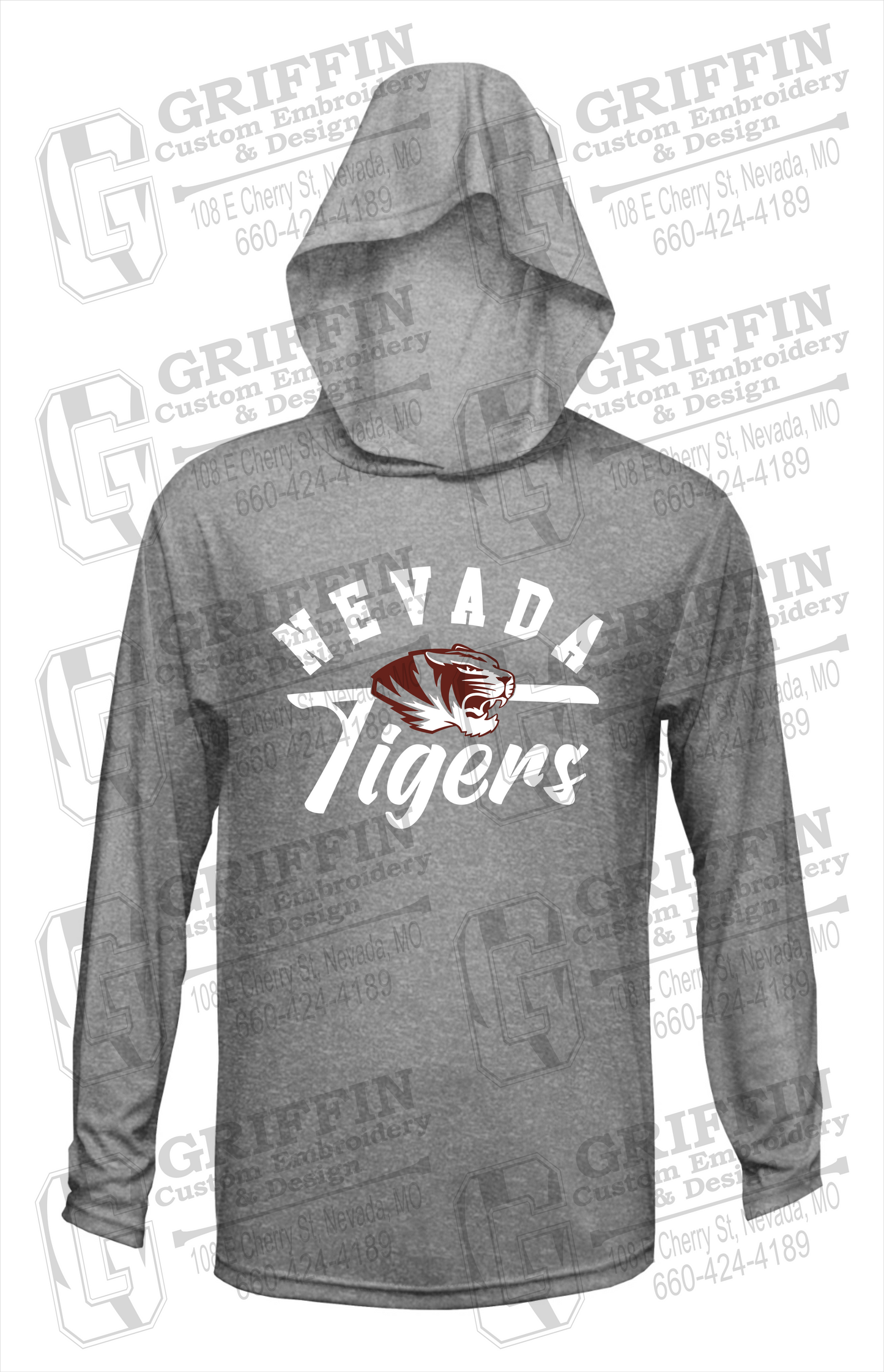 Dry-Fit T-Shirt Hoodie - Nevada Tigers 20-Z