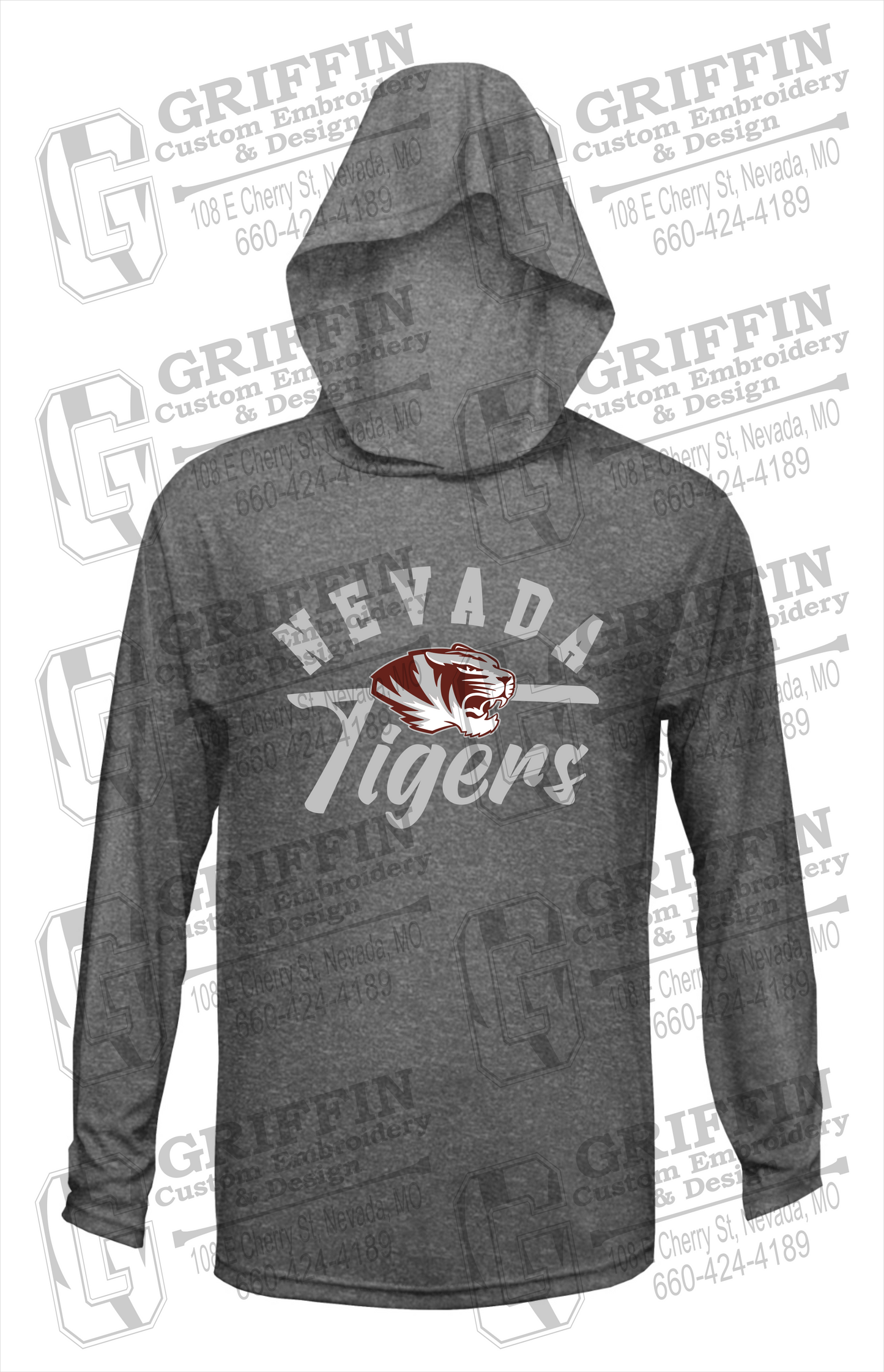 Dry-Fit T-Shirt Hoodie - Nevada Tigers 20-Z