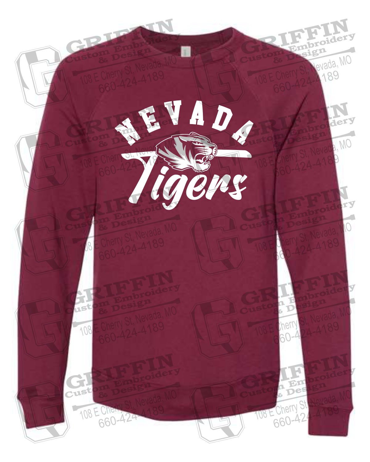 Sponge Fleece Sweatshirt - Nevada Tigers 20-Z