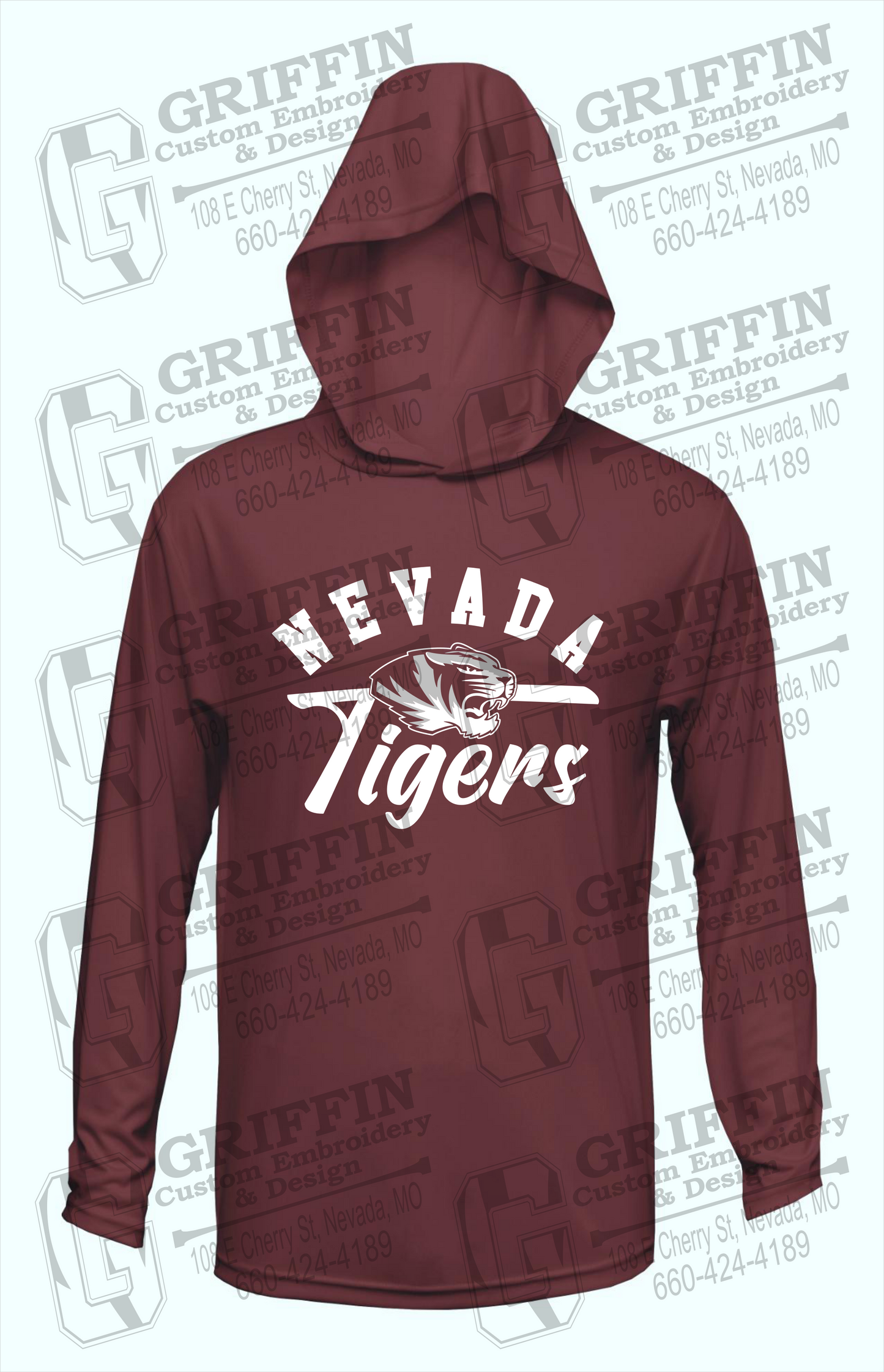 Dry-Fit T-Shirt Hoodie - Nevada Tigers 20-Z