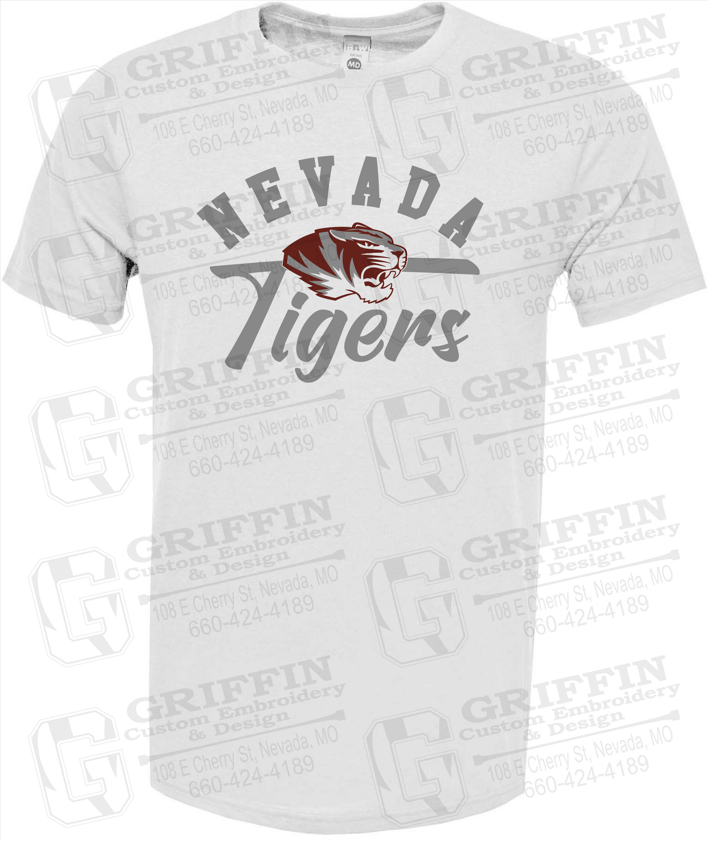 Soft-Tek Short Sleeve T-Shirt - Nevada Tigers 20-Z