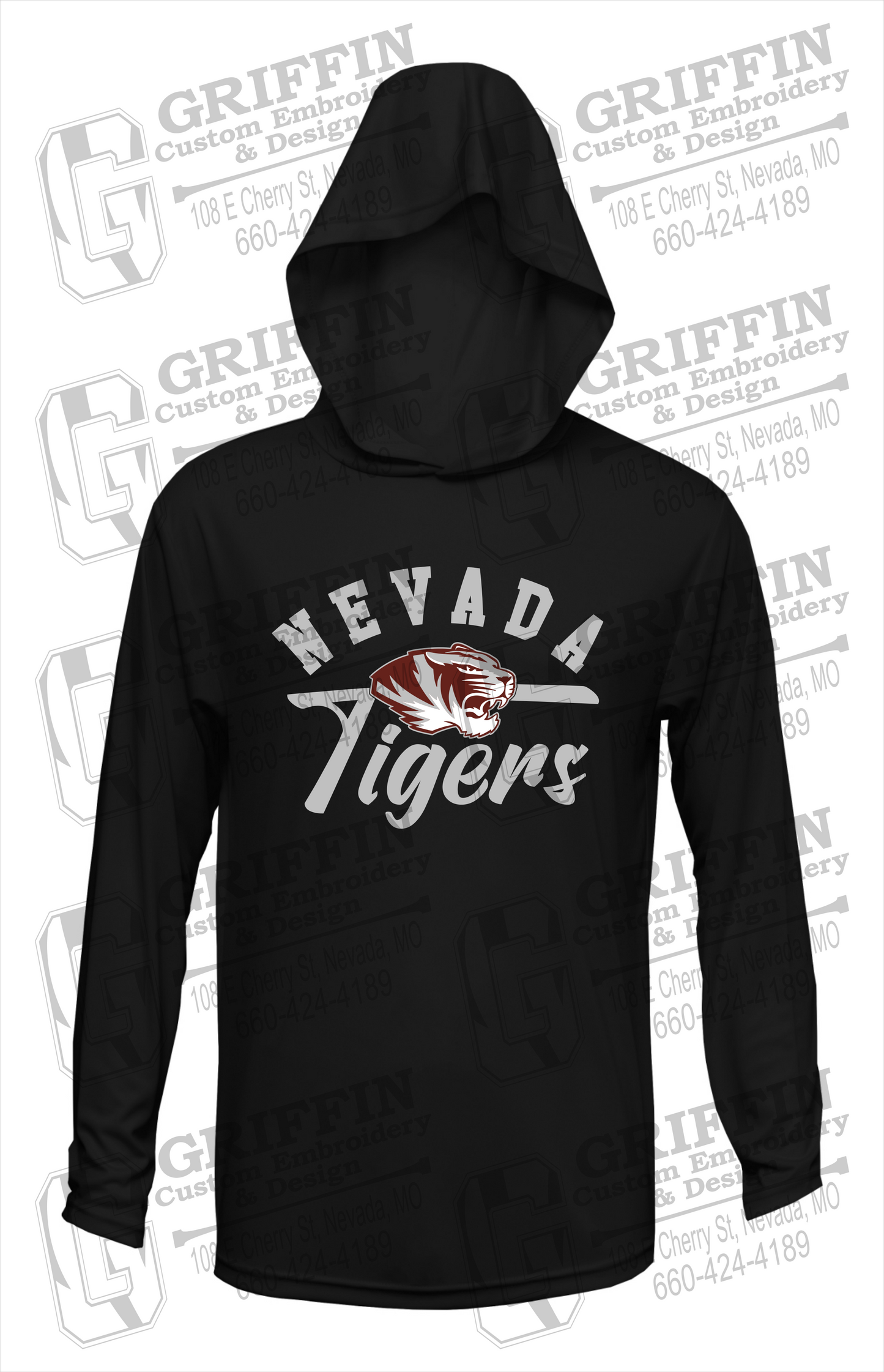 Dry-Fit T-Shirt Hoodie - Nevada Tigers 20-Z