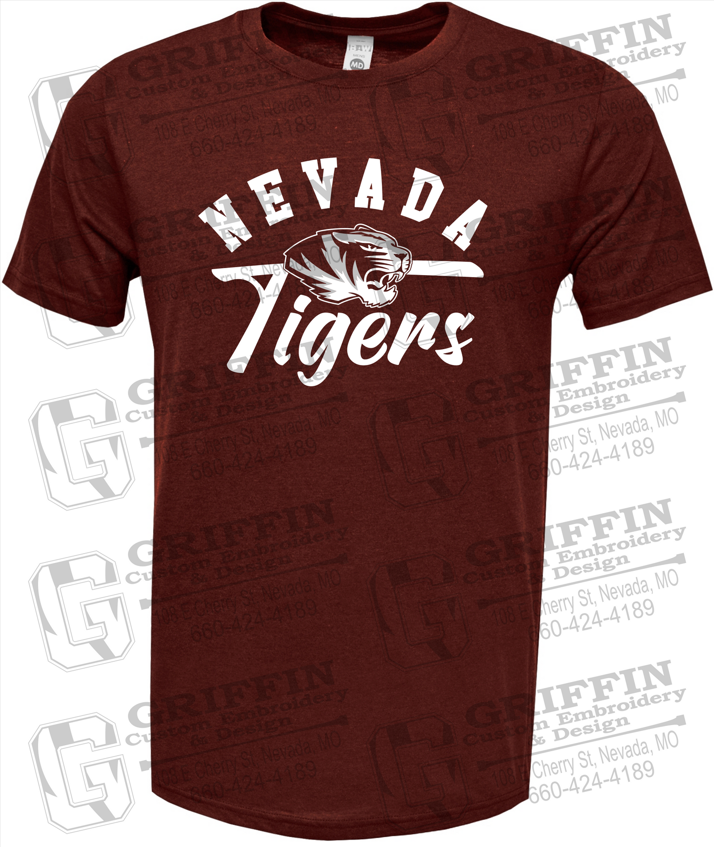 Soft-Tek Short Sleeve T-Shirt - Nevada Tigers 20-Z