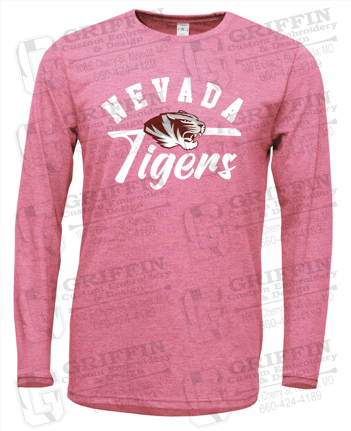 Soft-Tek Long Sleeve T-Shirt - Nevada Tigers 20-Z
