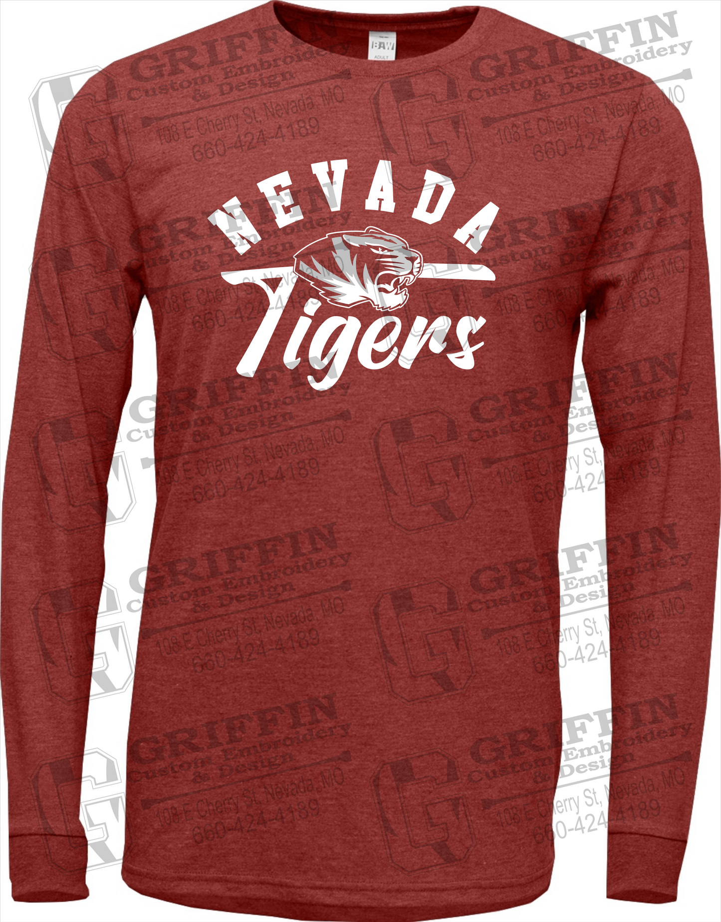 Soft-Tek Long Sleeve T-Shirt - Nevada Tigers 20-Z