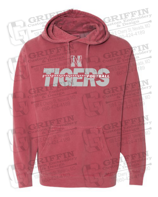Comfort Colors Hoodie - Football - Nevada Tigers 21-D
