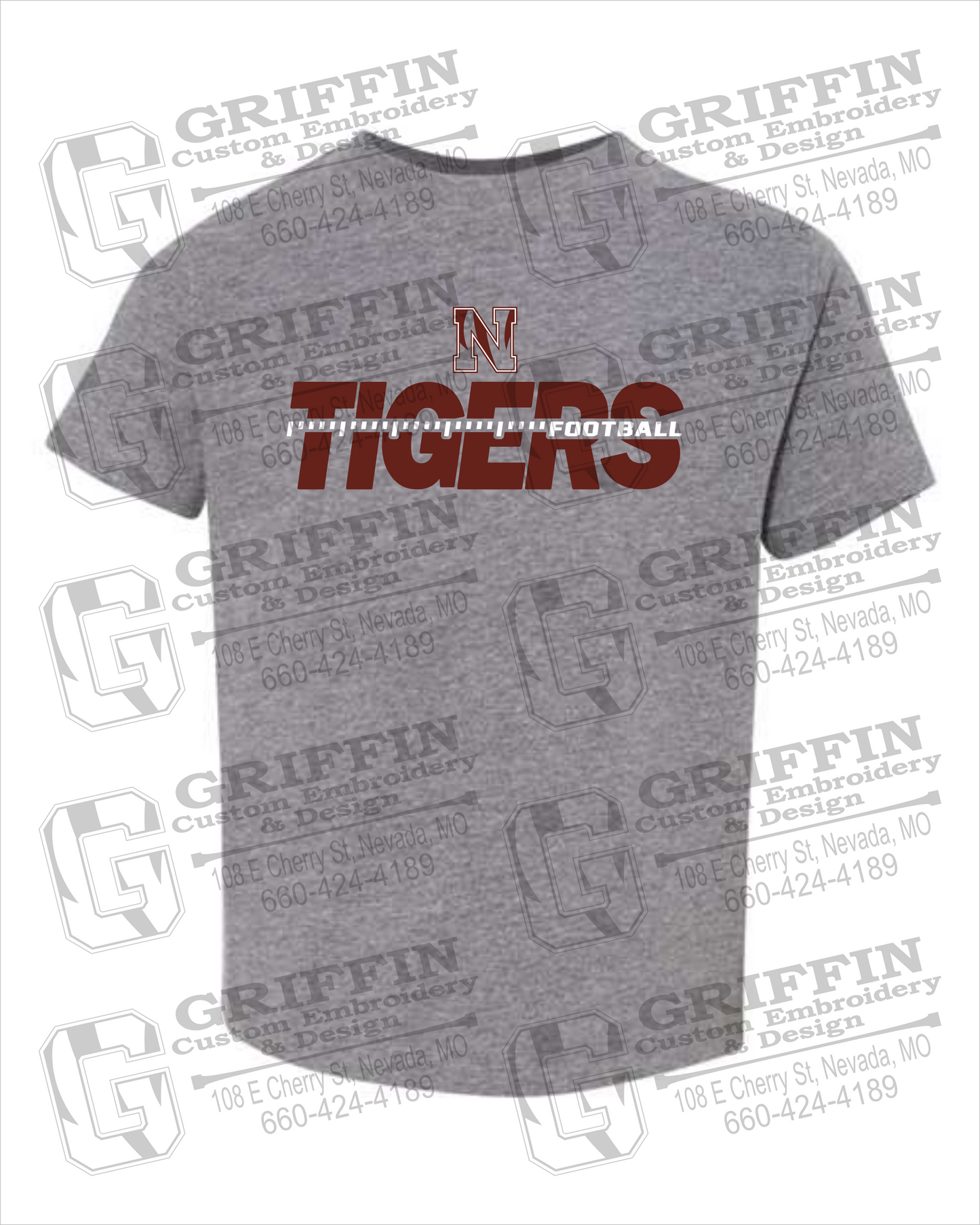 Nevada Tigers 21-D Toddler/Infant T-Shirt - Football