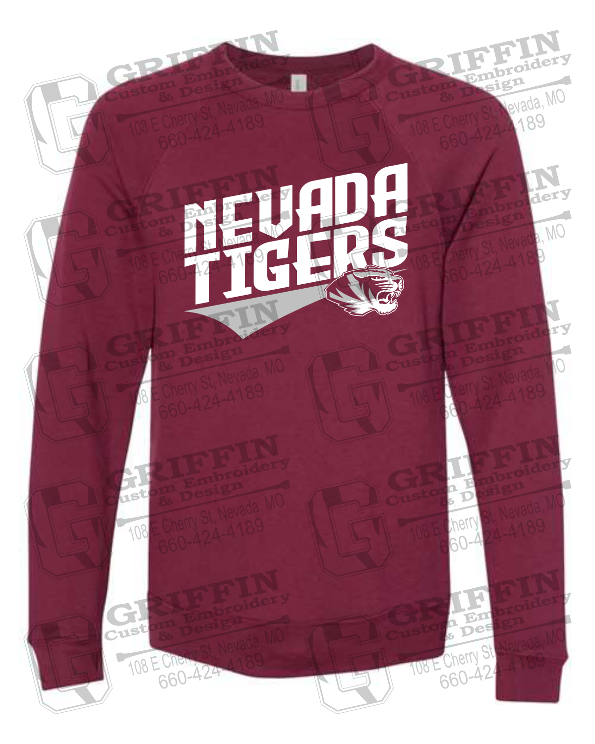 Sponge Fleece Sweatshirt - Nevada Tigers 21-E