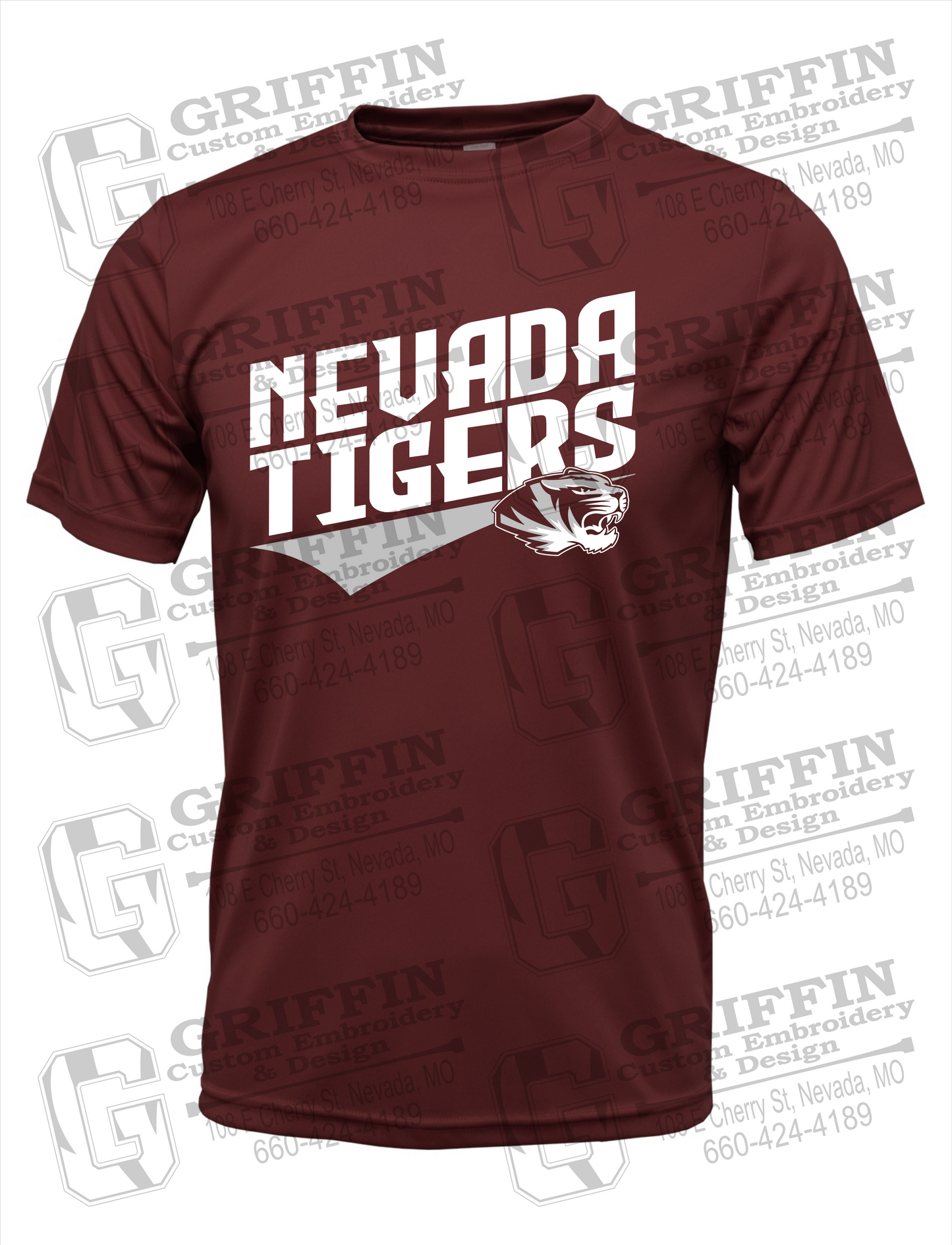 Dry-Fit Short Sleeve T-Shirt - Nevada Tigers 21-E