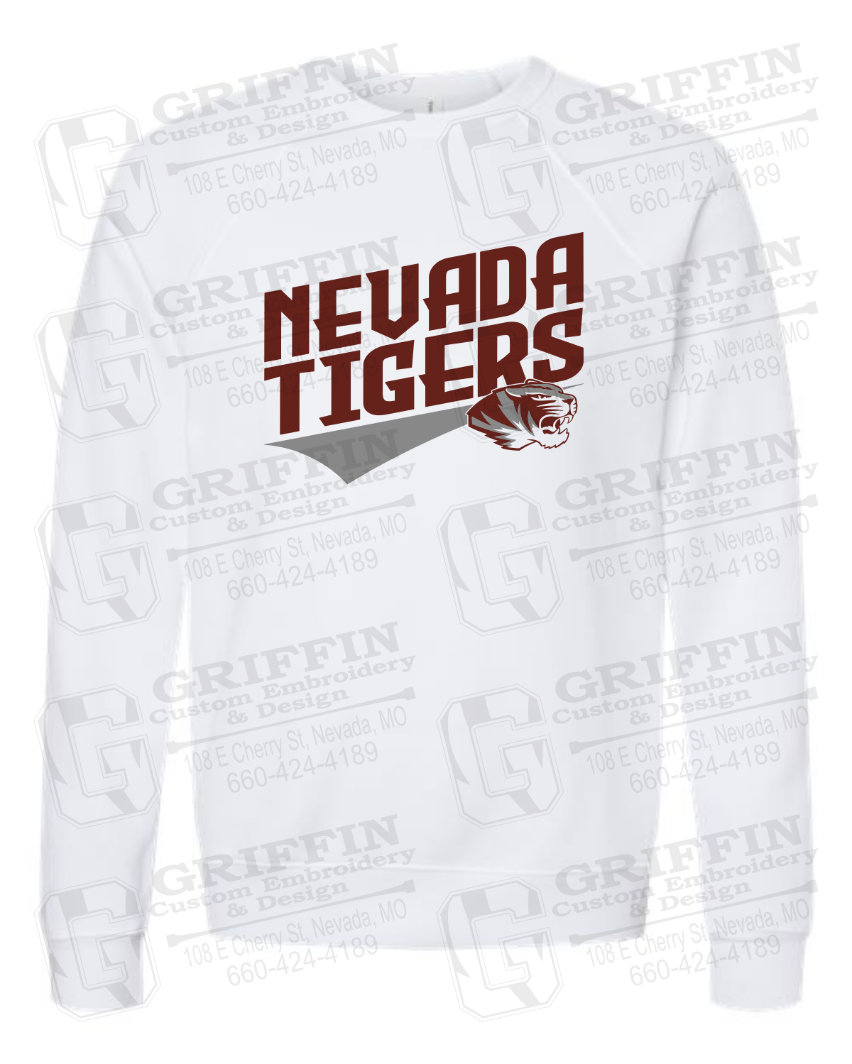 Sponge Fleece Sweatshirt - Nevada Tigers 21-E